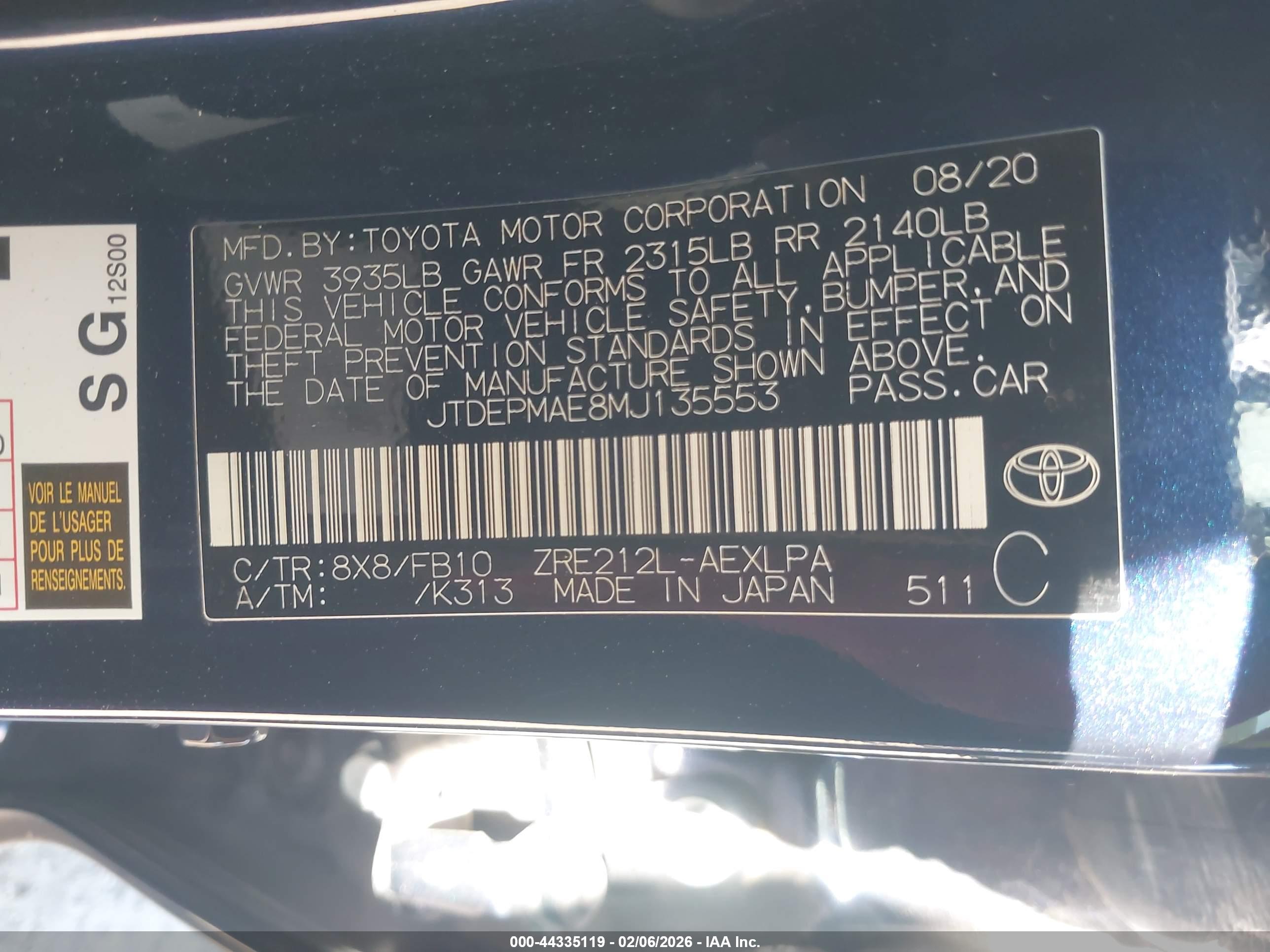TOYOTA COROLLA image 9