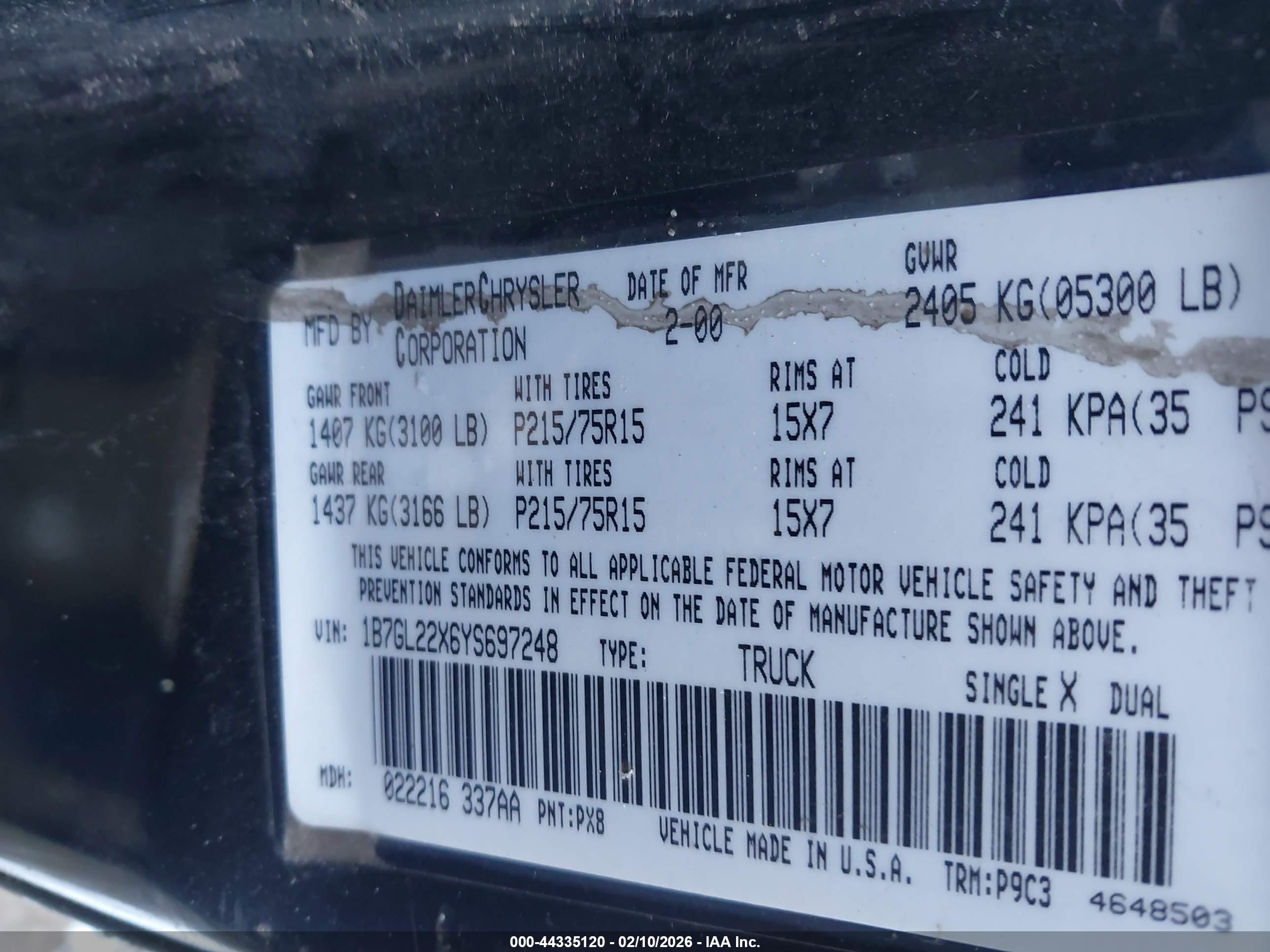 DODGE DAKOTA image 9
