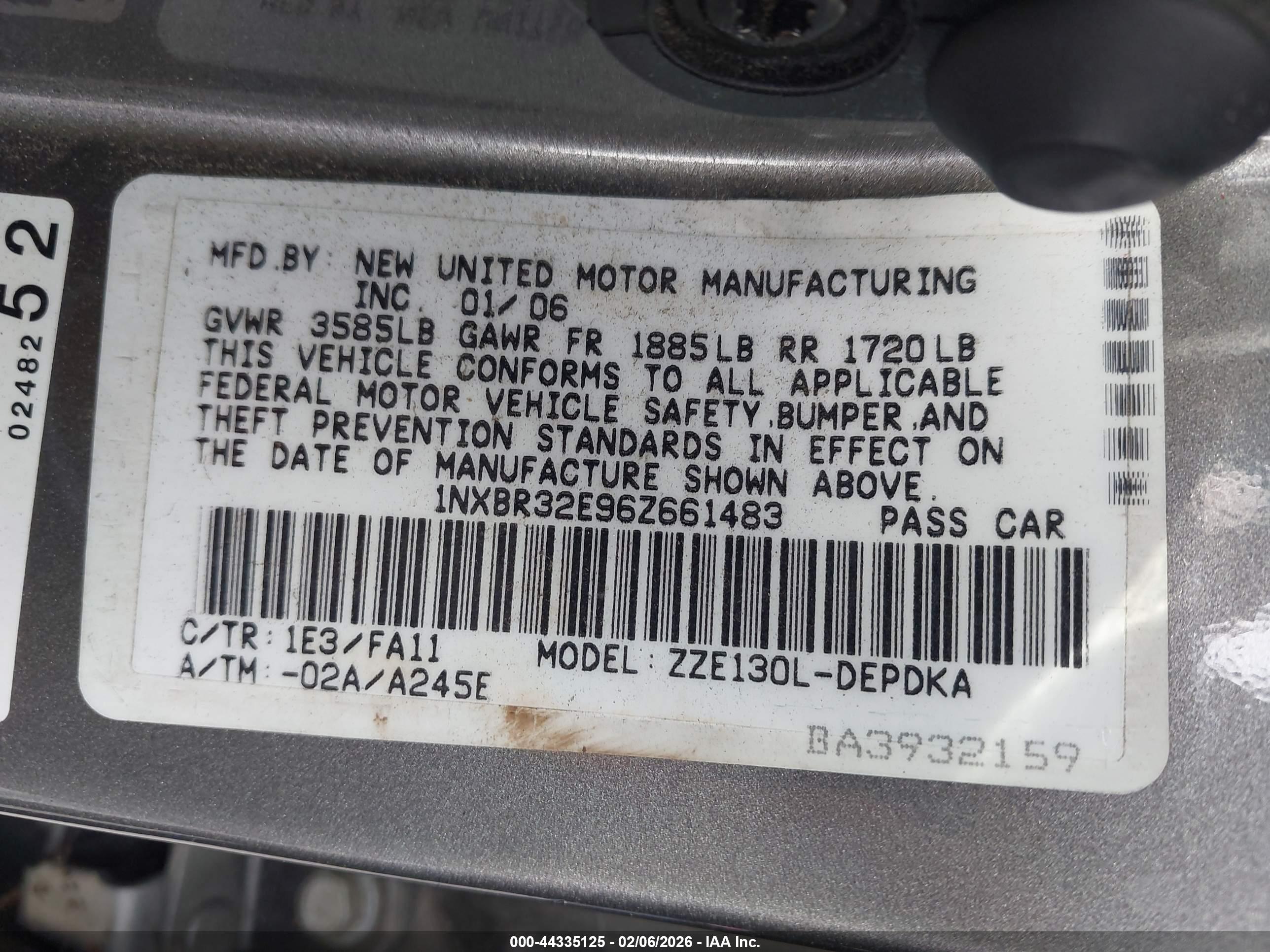 TOYOTA COROLLA image 9