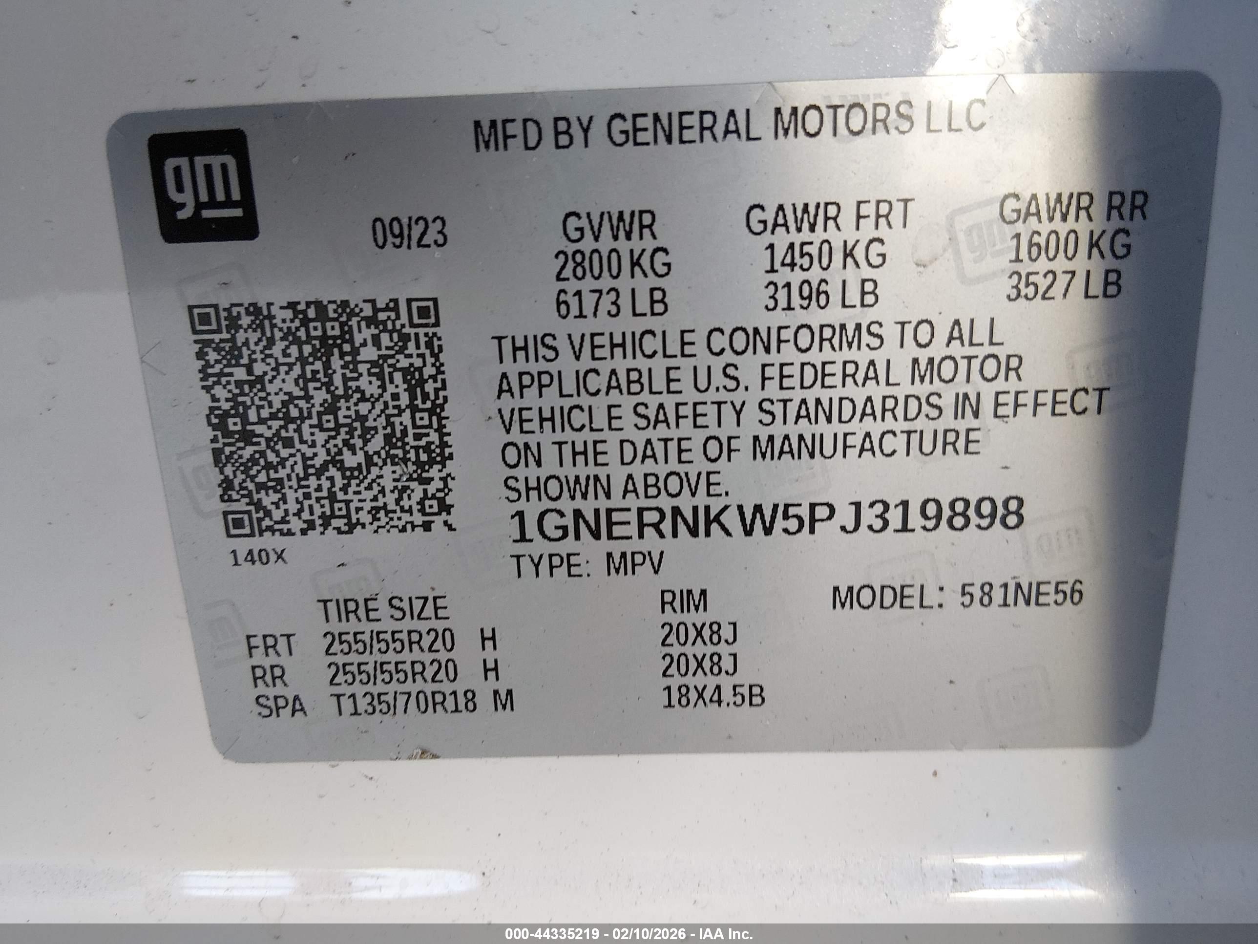 CHEVROLET TRAVERSE image 9
