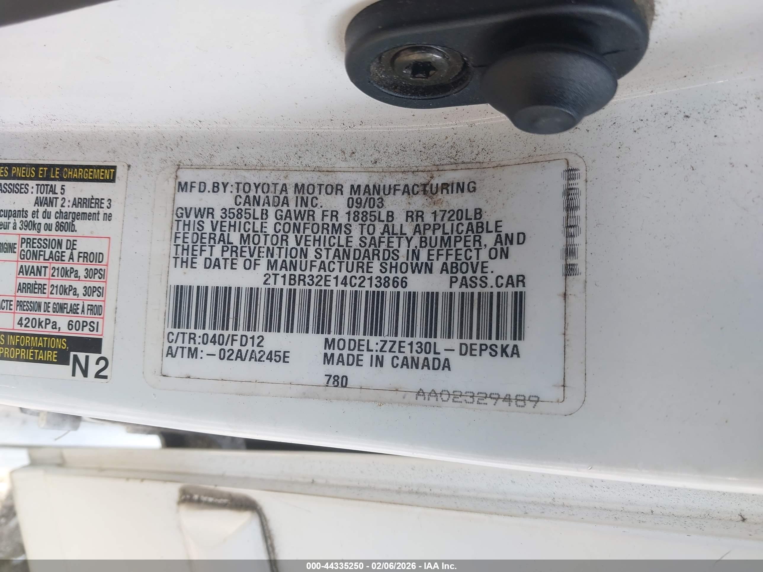 TOYOTA COROLLA image 9