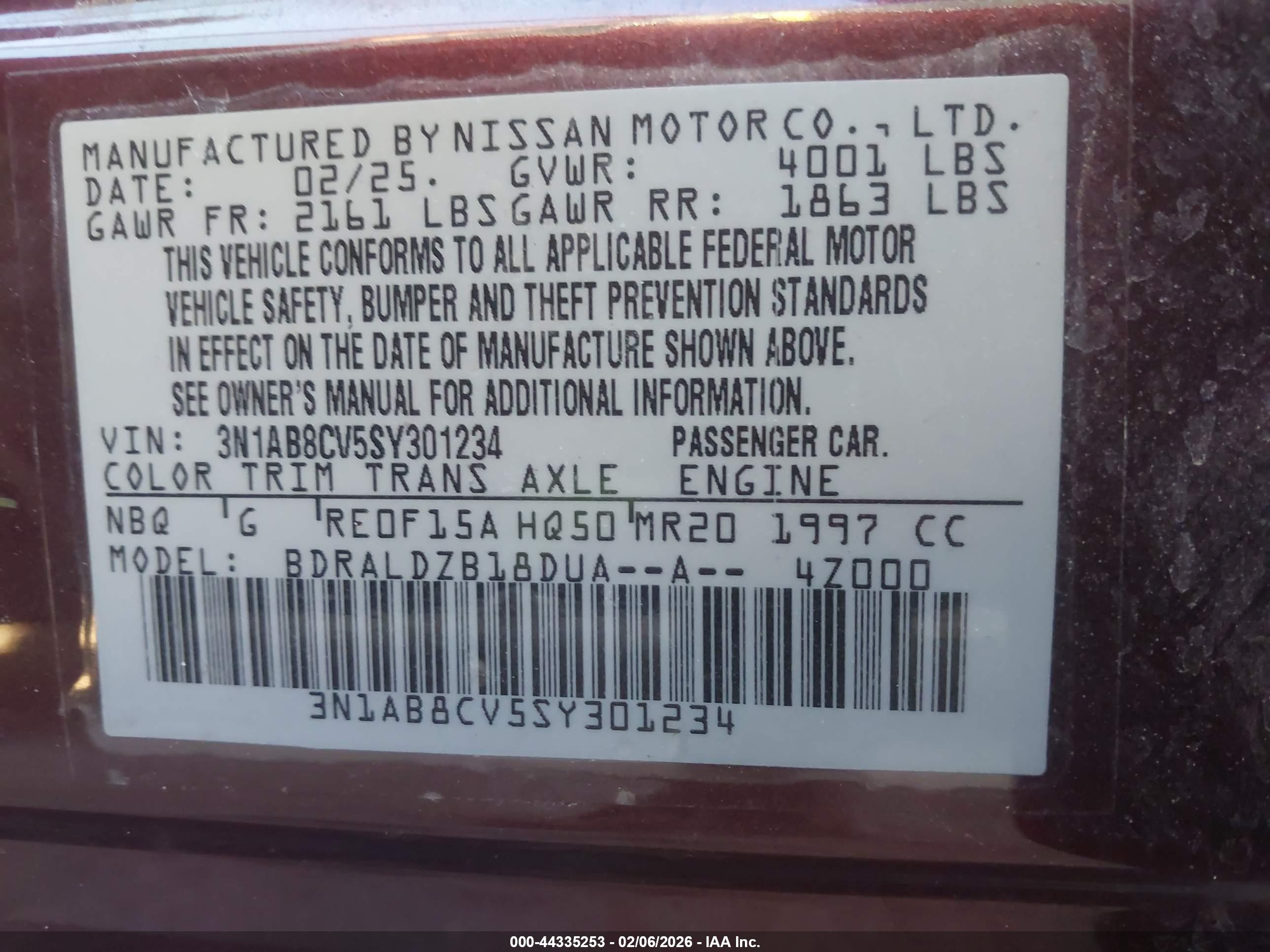NISSAN SENTRA image 9