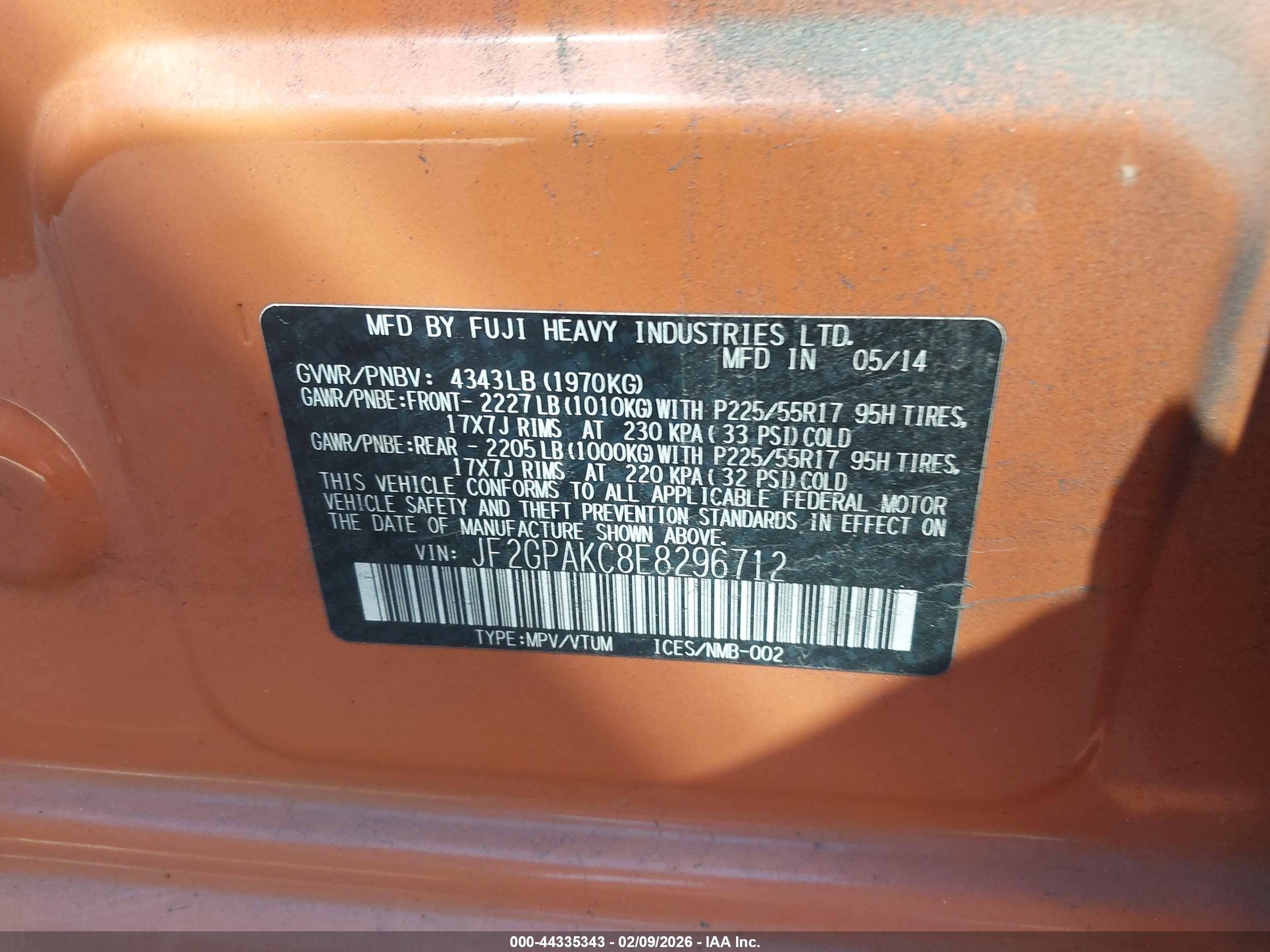 SUBARU XV image 9