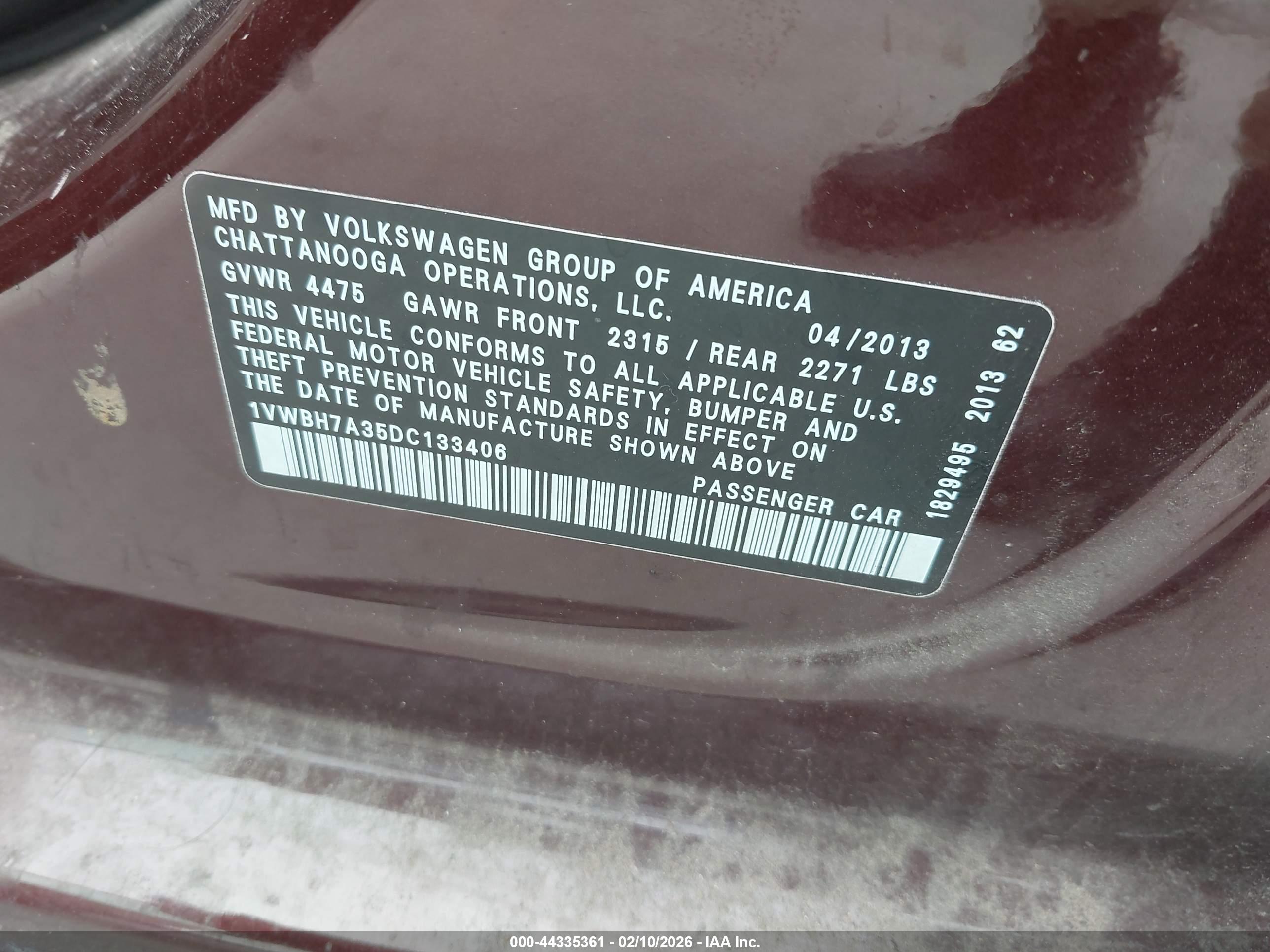 VOLKSWAGEN PASSAT image 9