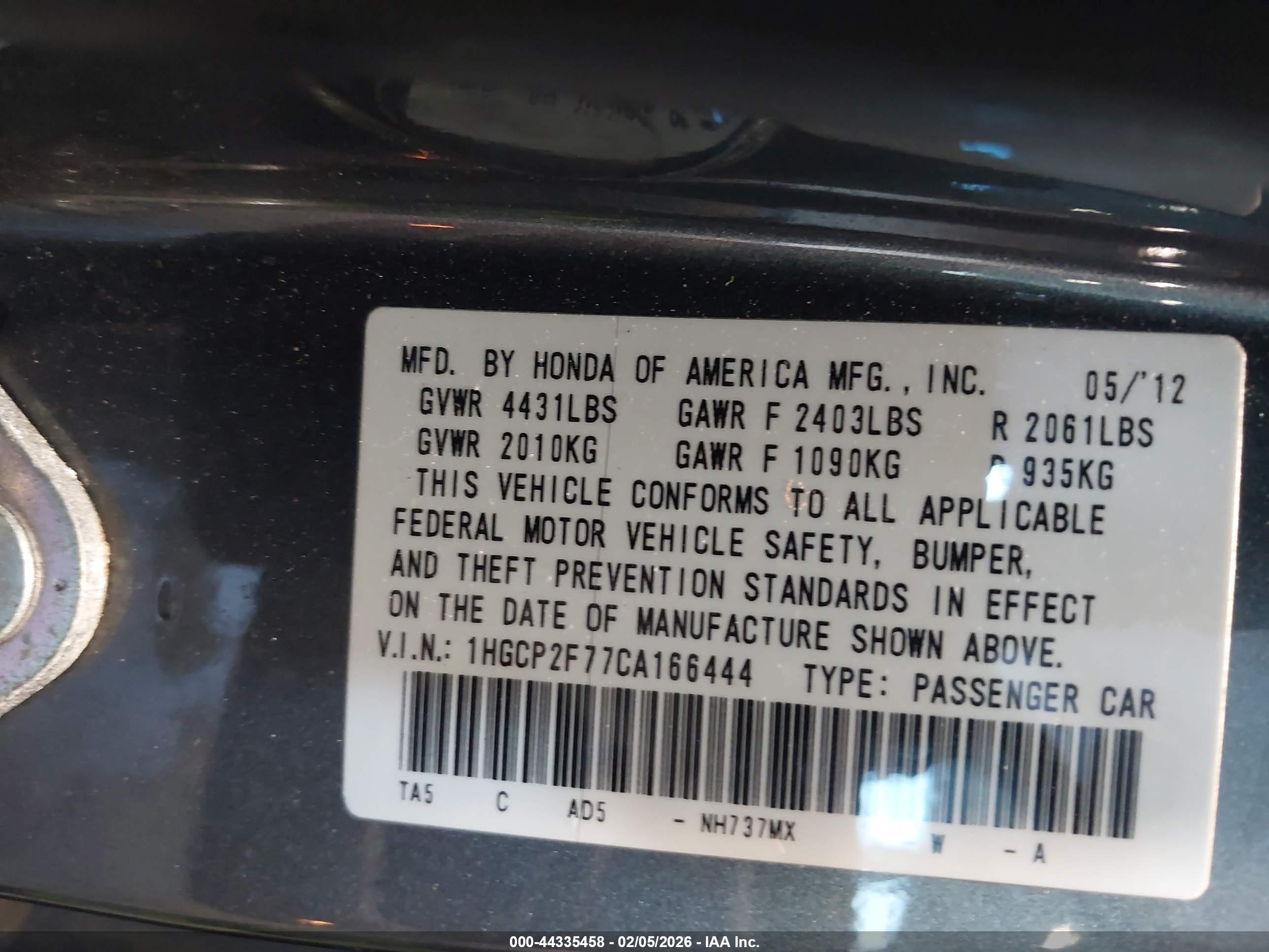 HONDA ACCORD image 9