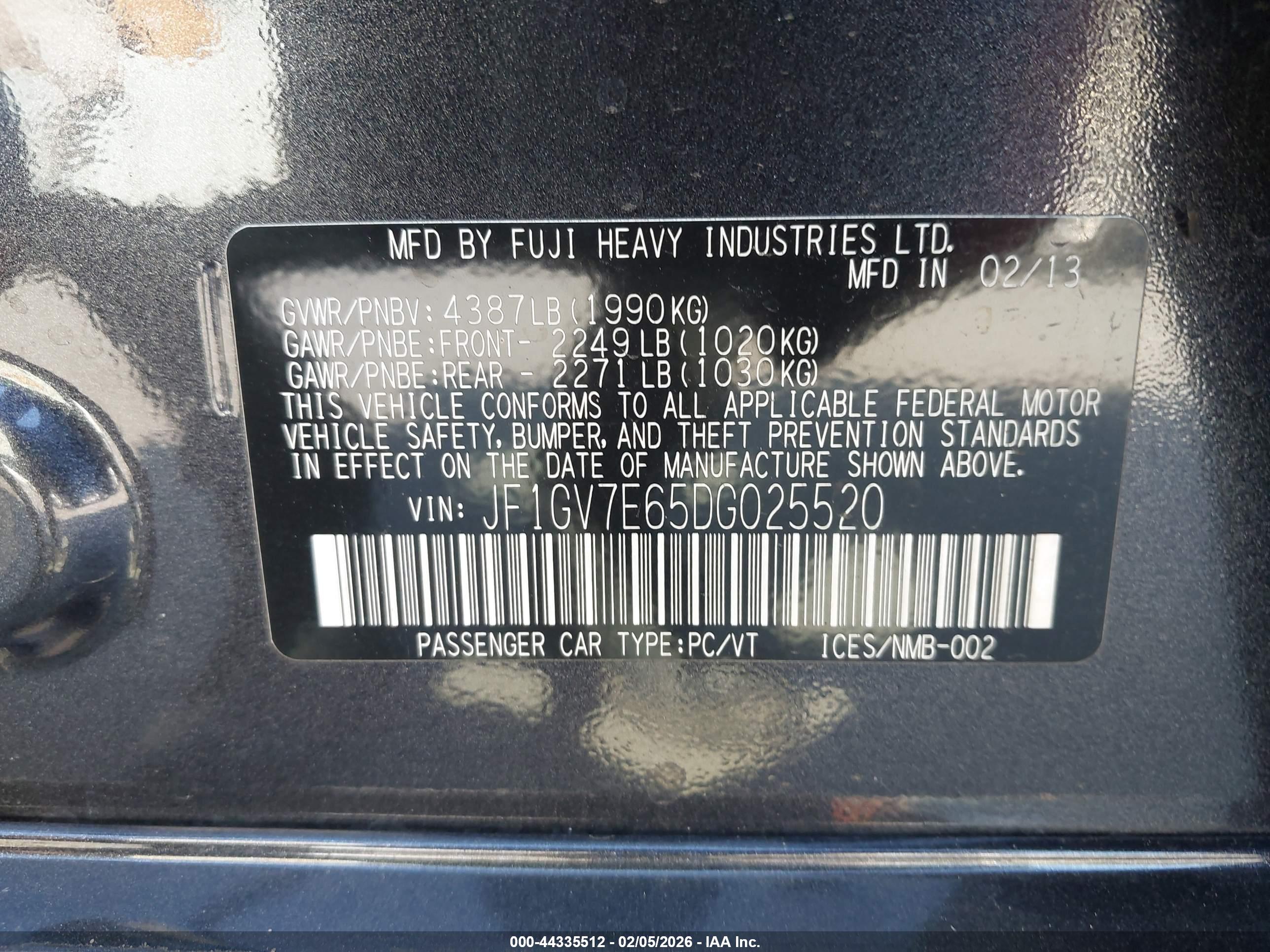 SUBARU IMPREZA image 9