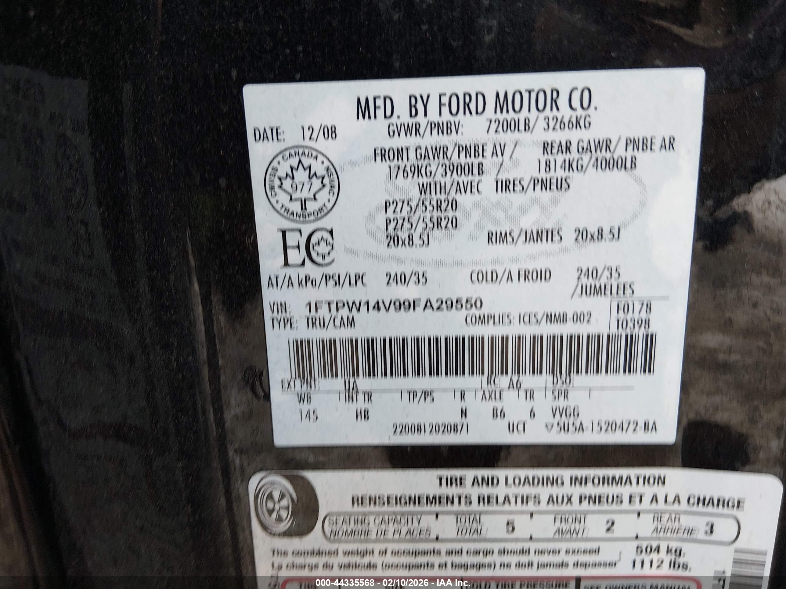 FORD F-150 image 9