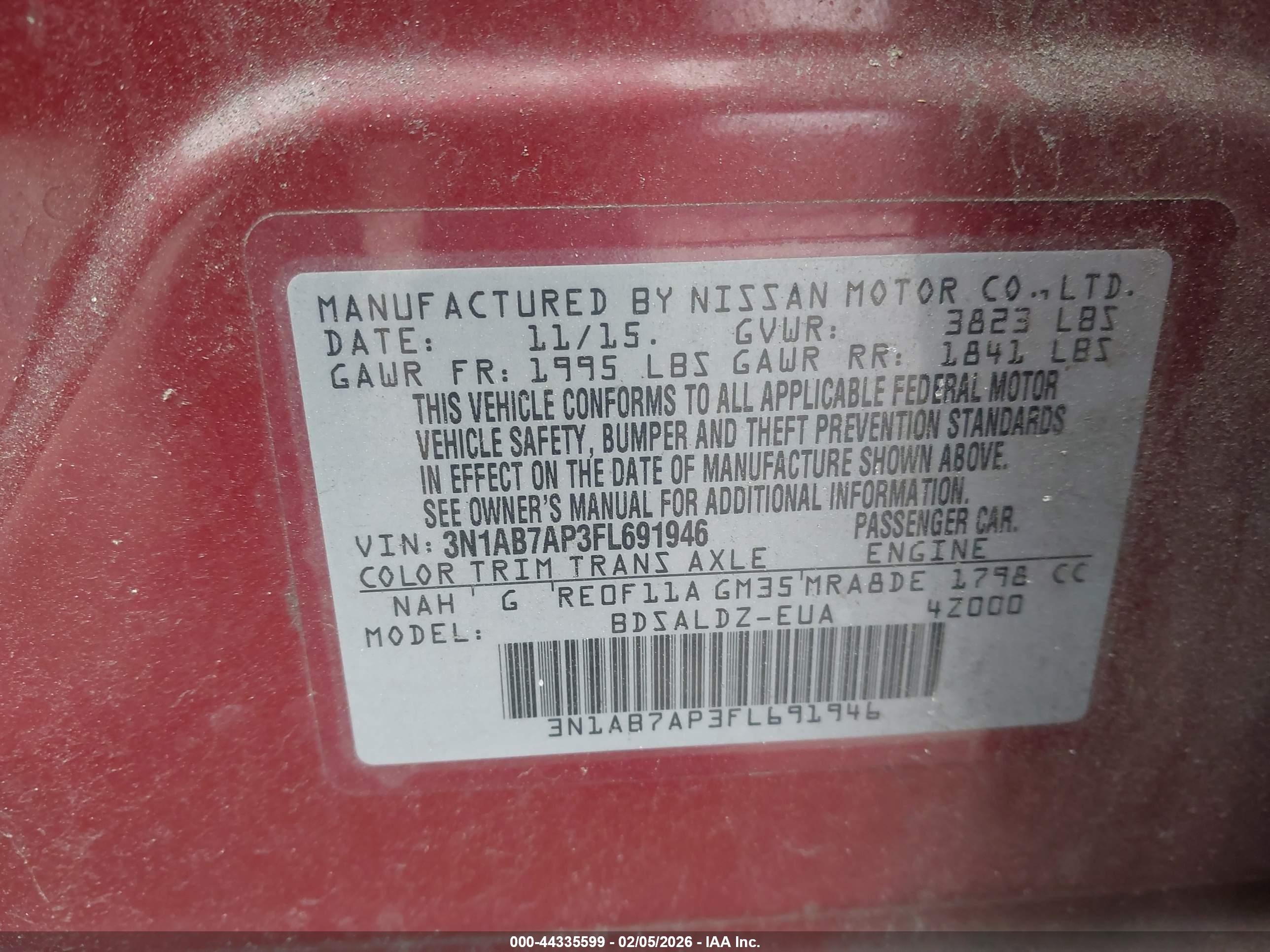 NISSAN SENTRA image 9