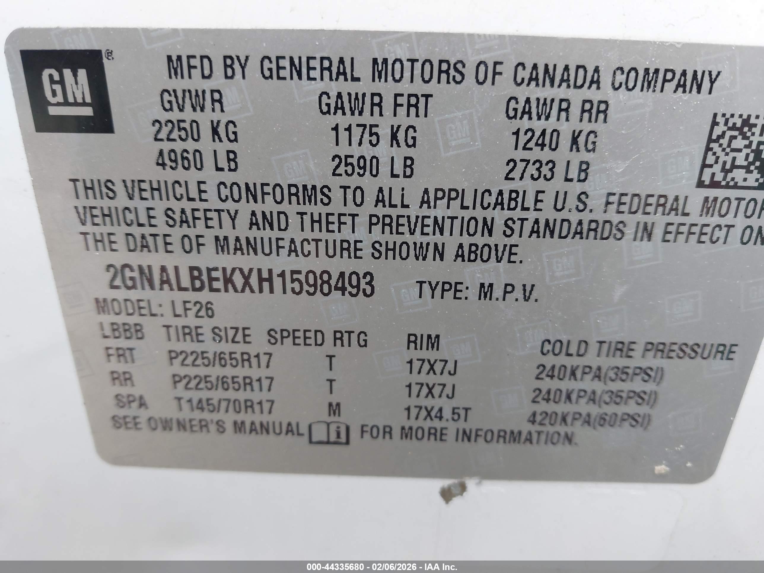 CHEVROLET EQUINOX image 9