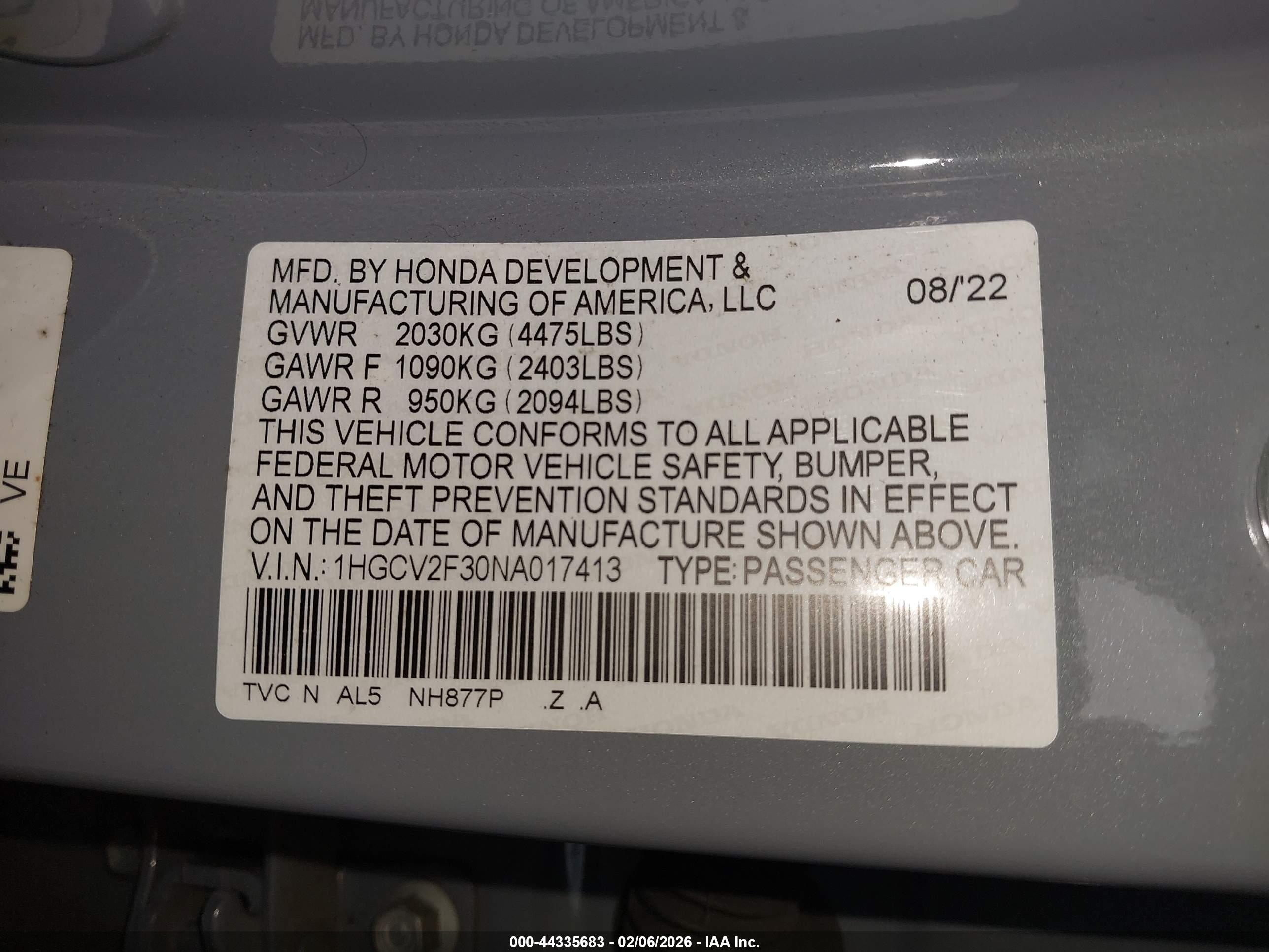 HONDA ACCORD image 9