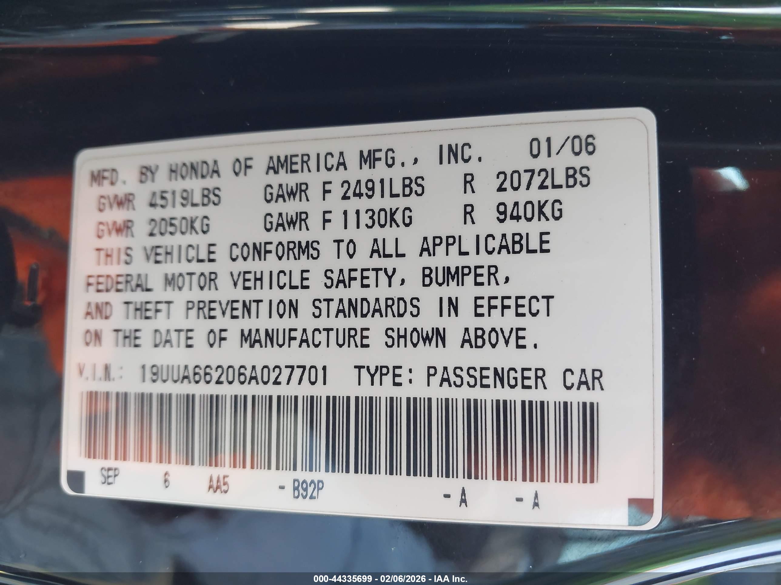 ACURA TL image 9