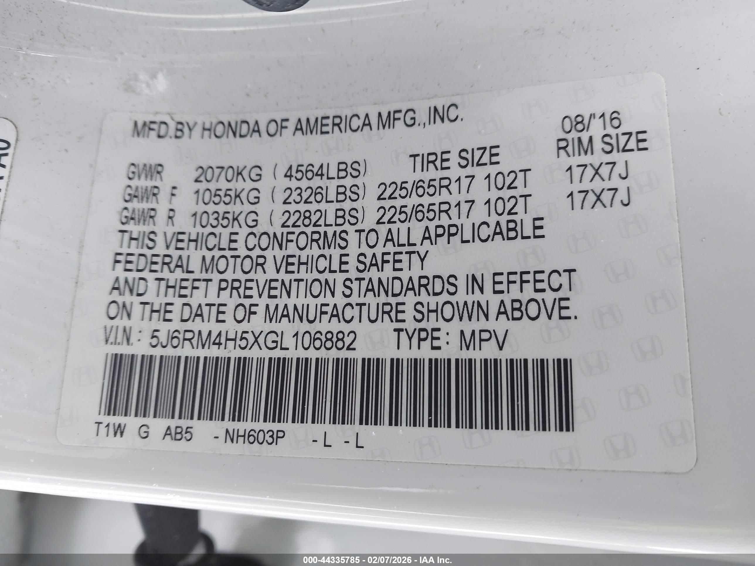 HONDA CR-V image 9