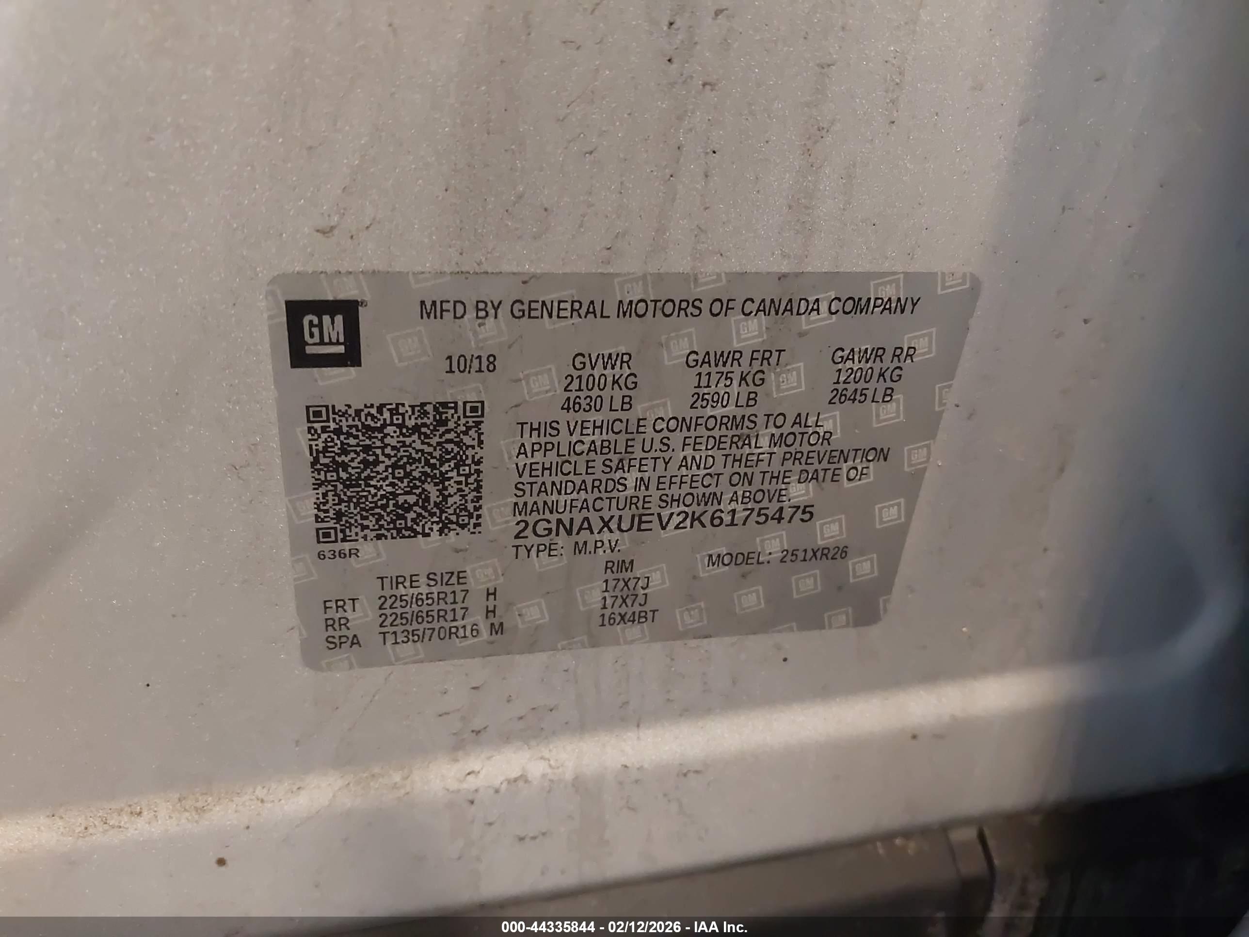 CHEVROLET EQUINOX image 9