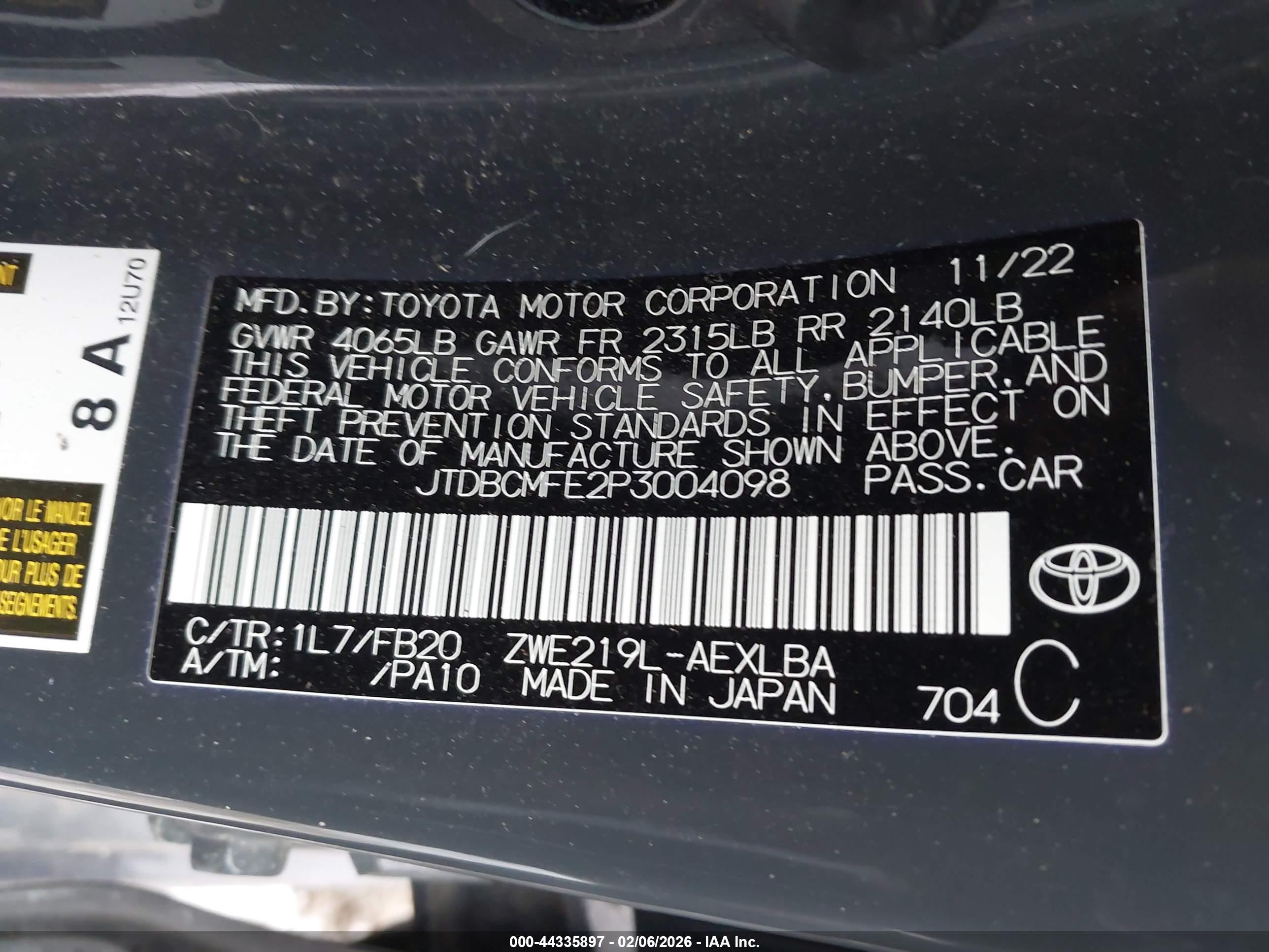 TOYOTA COROLLA image 9