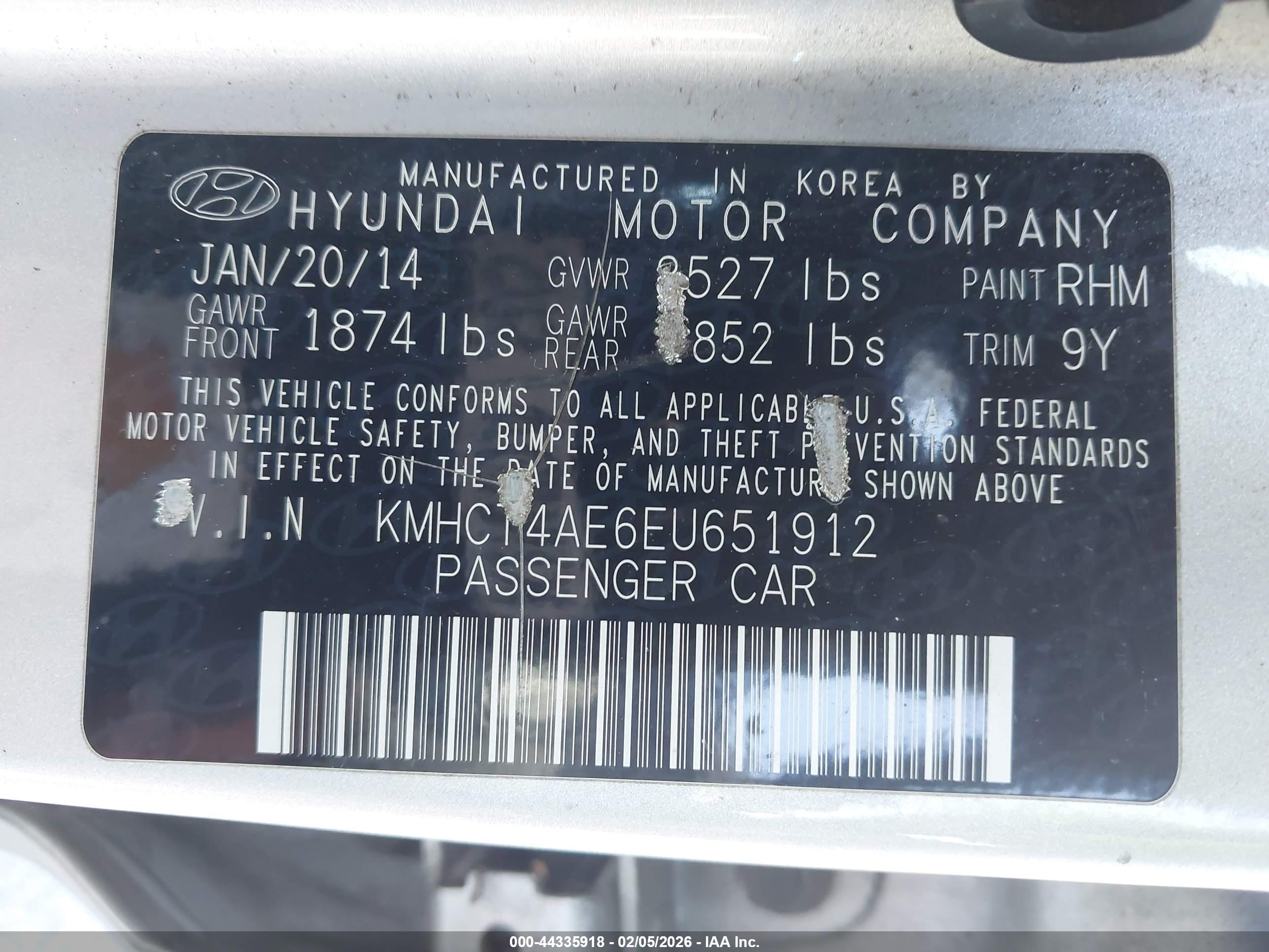 HYUNDAI ACCENT image 9