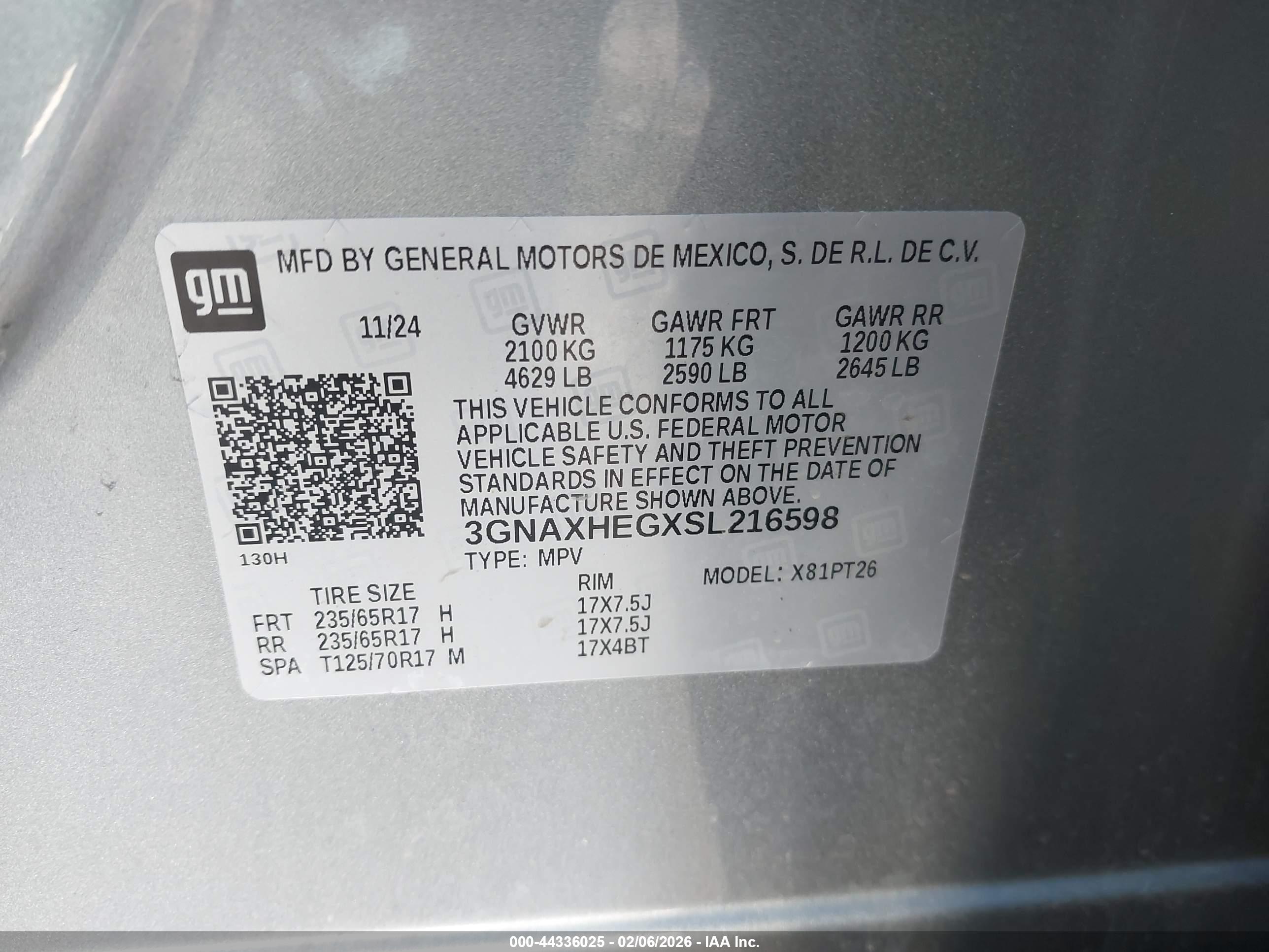 CHEVROLET EQUINOX image 9
