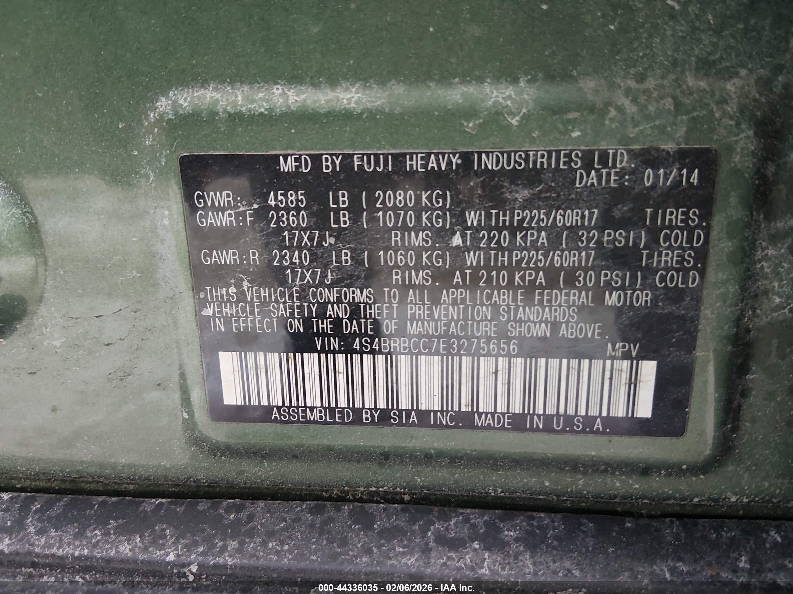 SUBARU OUTBACK image 9
