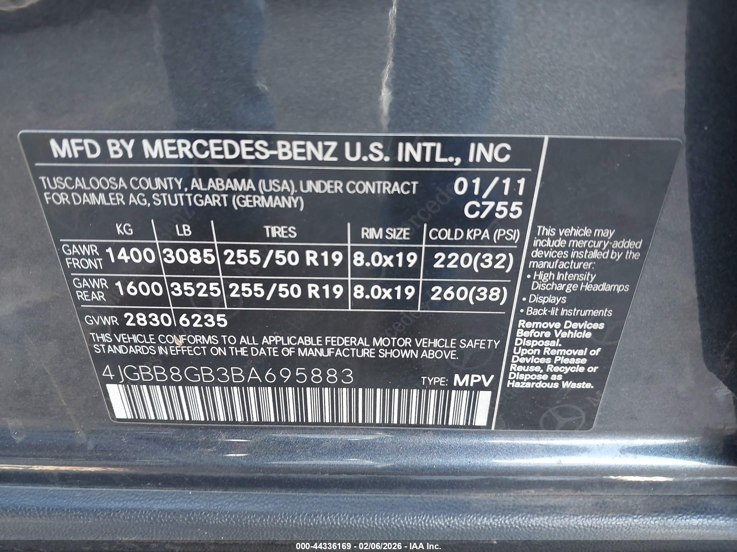 MERCEDES-BENZ ML image 9