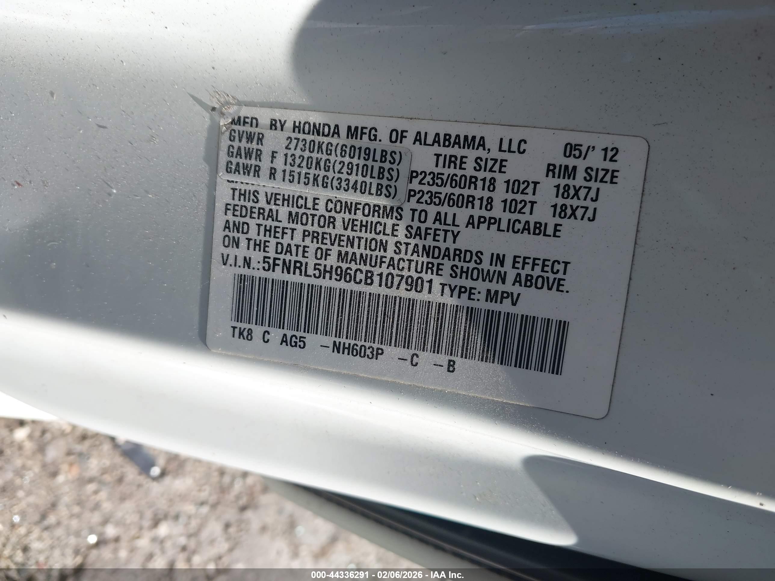 HONDA ODYSSEY image 9