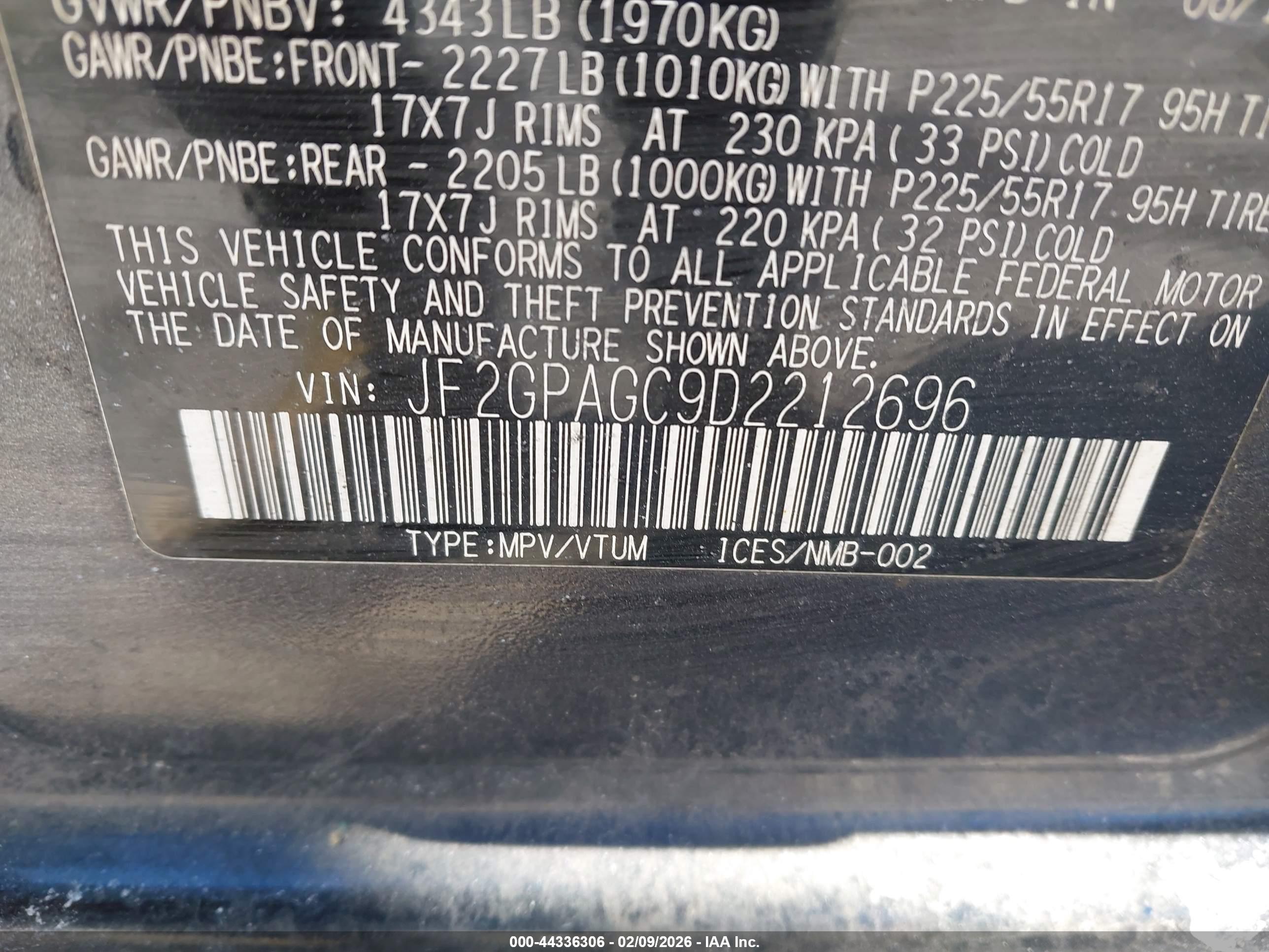 SUBARU XV image 9