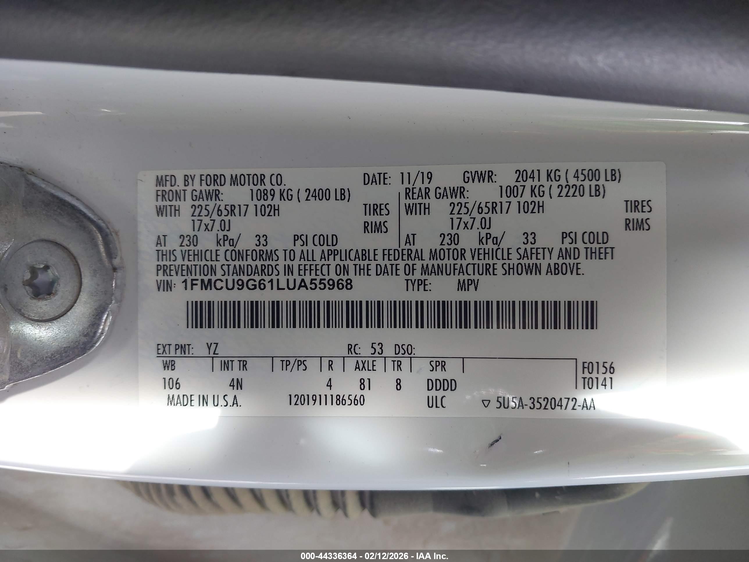 FORD ESCAPE image 9