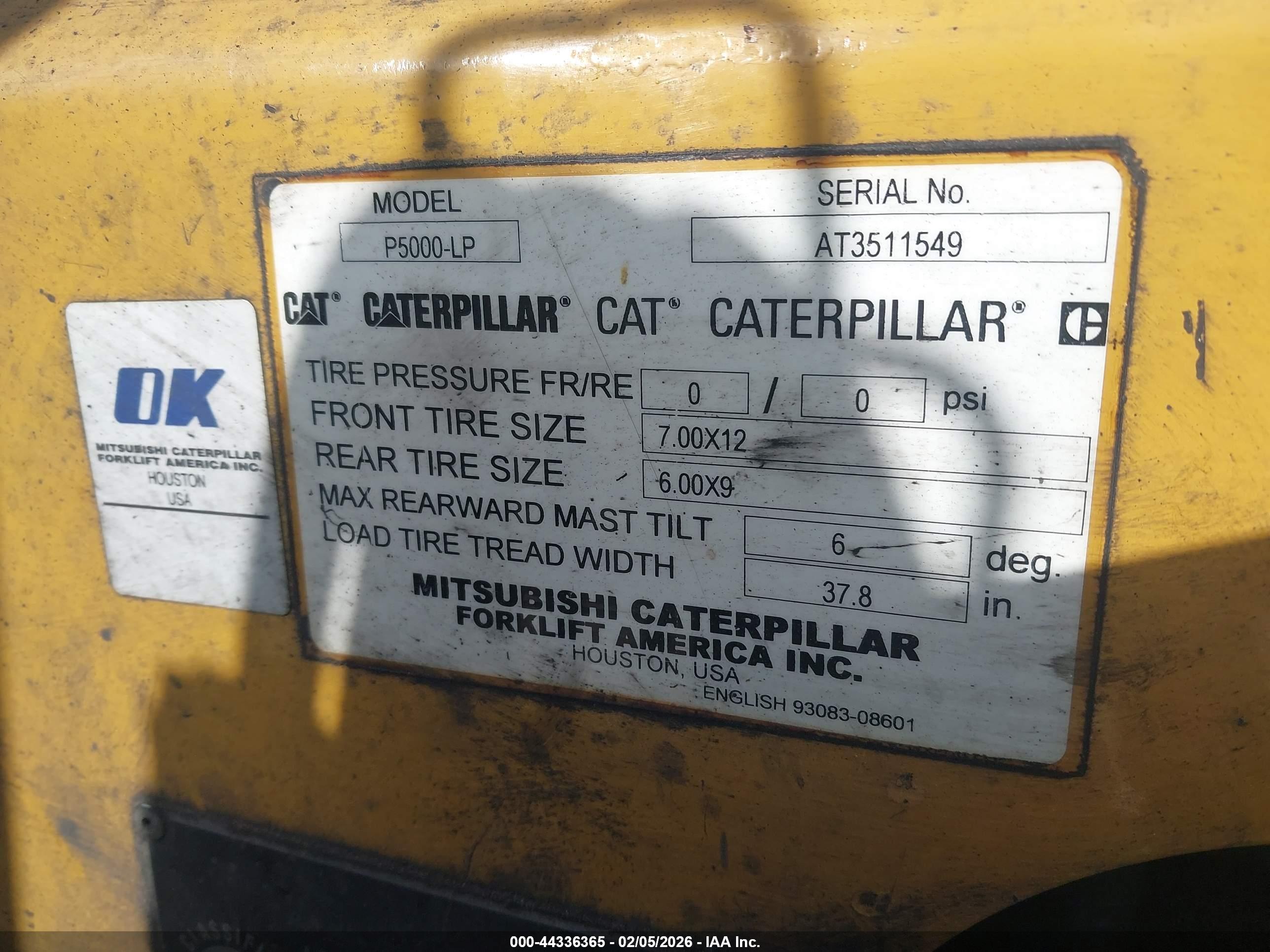 CATERPILLAR P5000-LP image 9