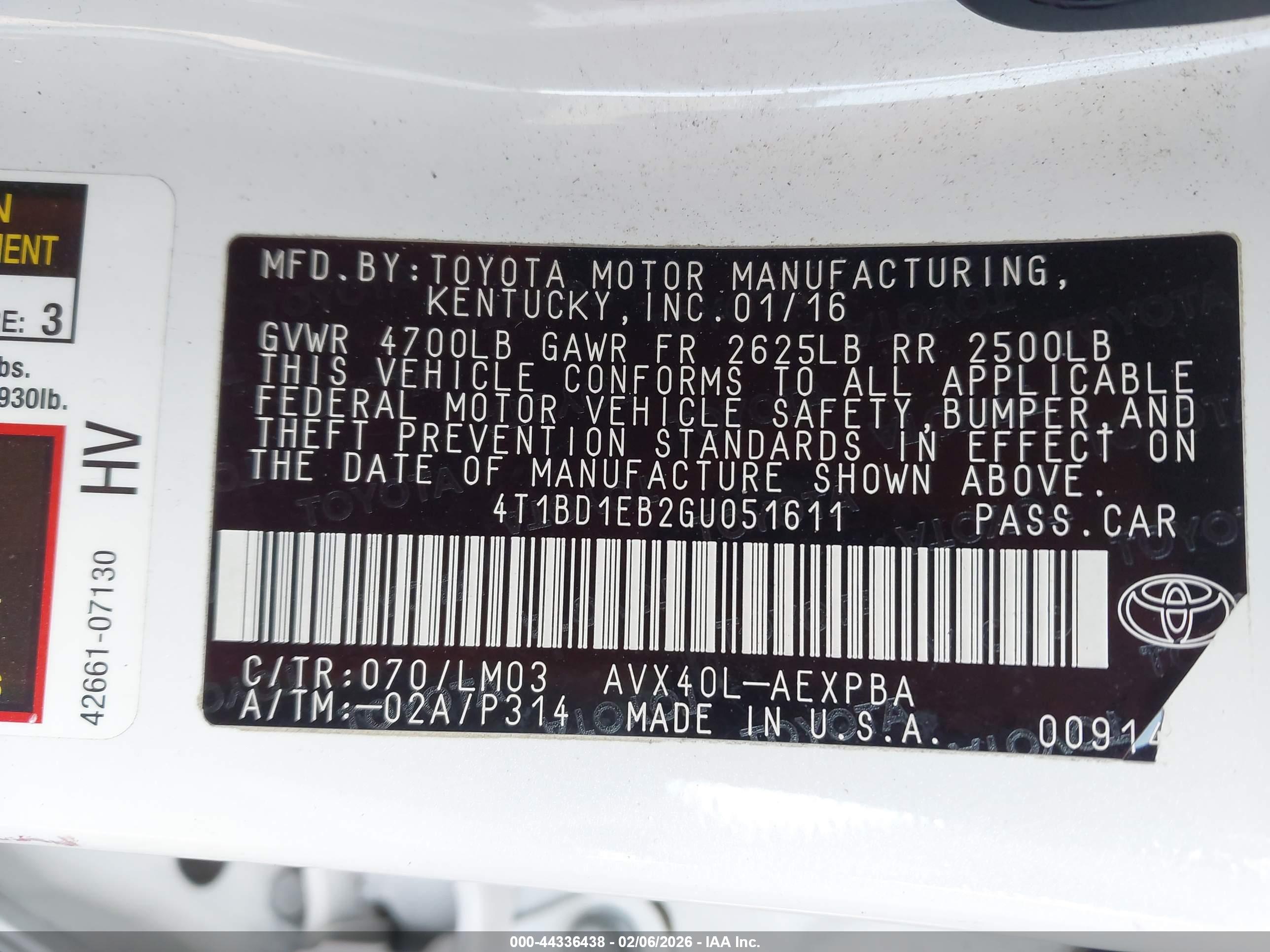 TOYOTA AVALON image 9