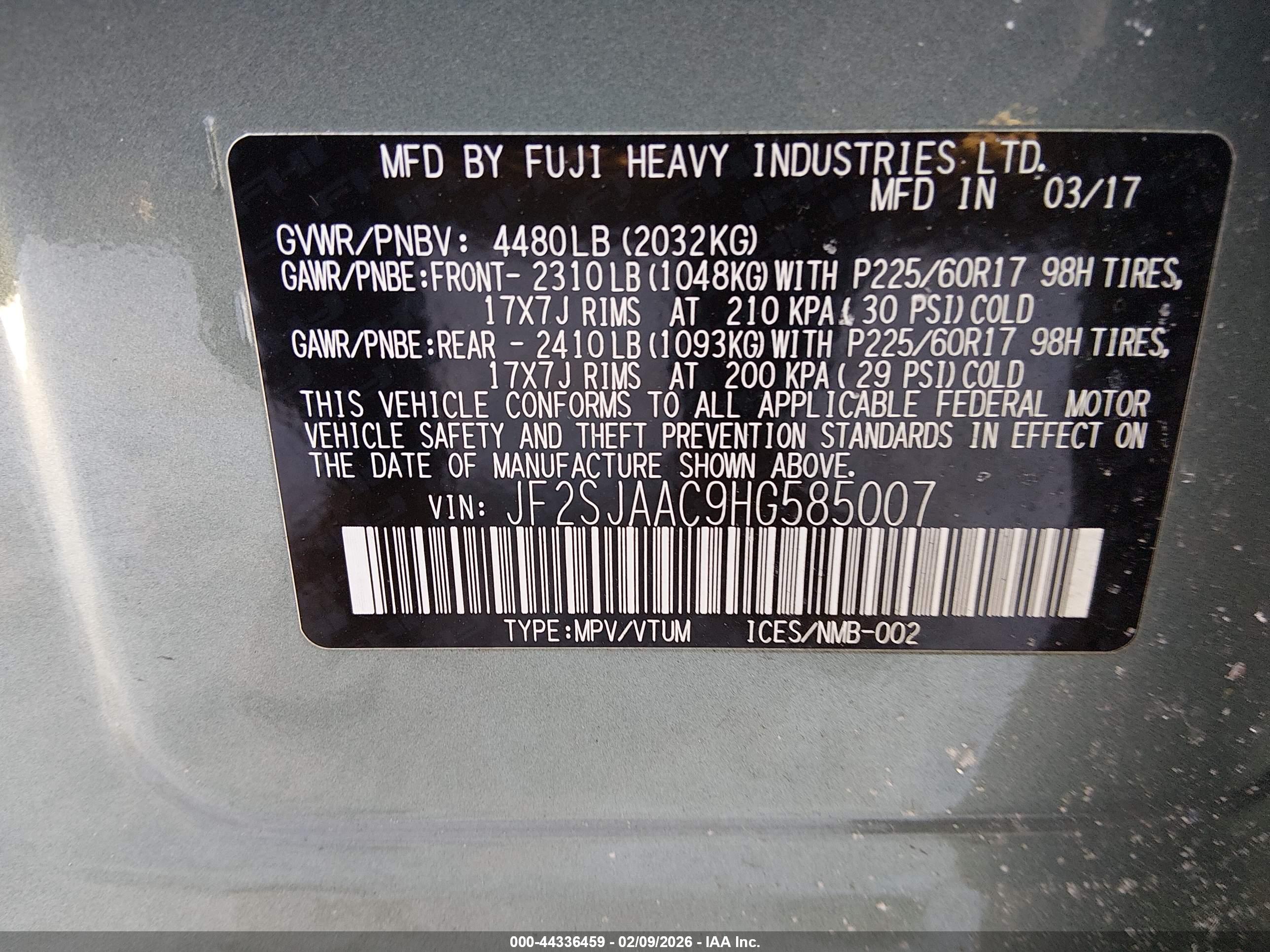 SUBARU FORESTER image 9