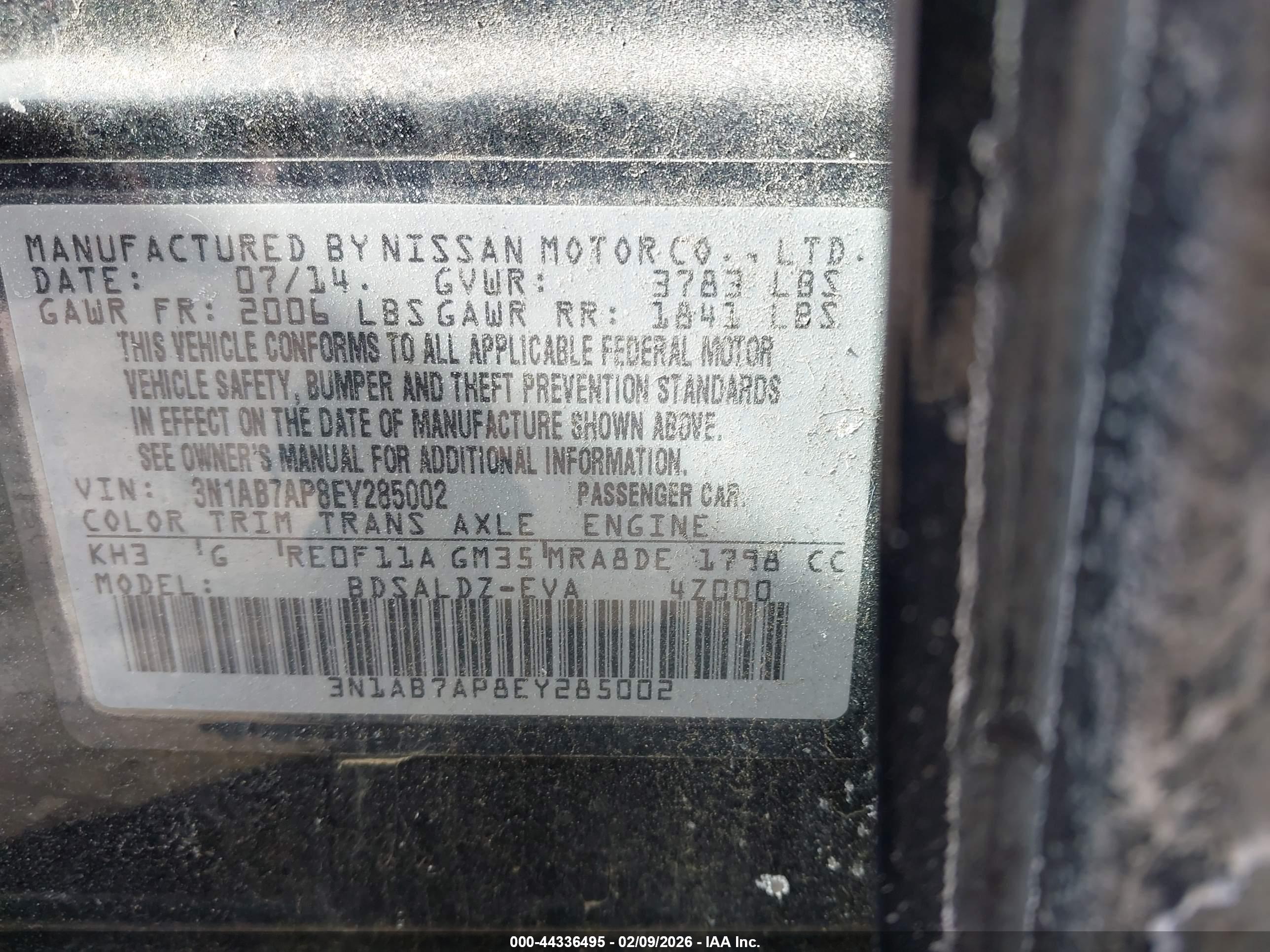 NISSAN SENTRA image 9