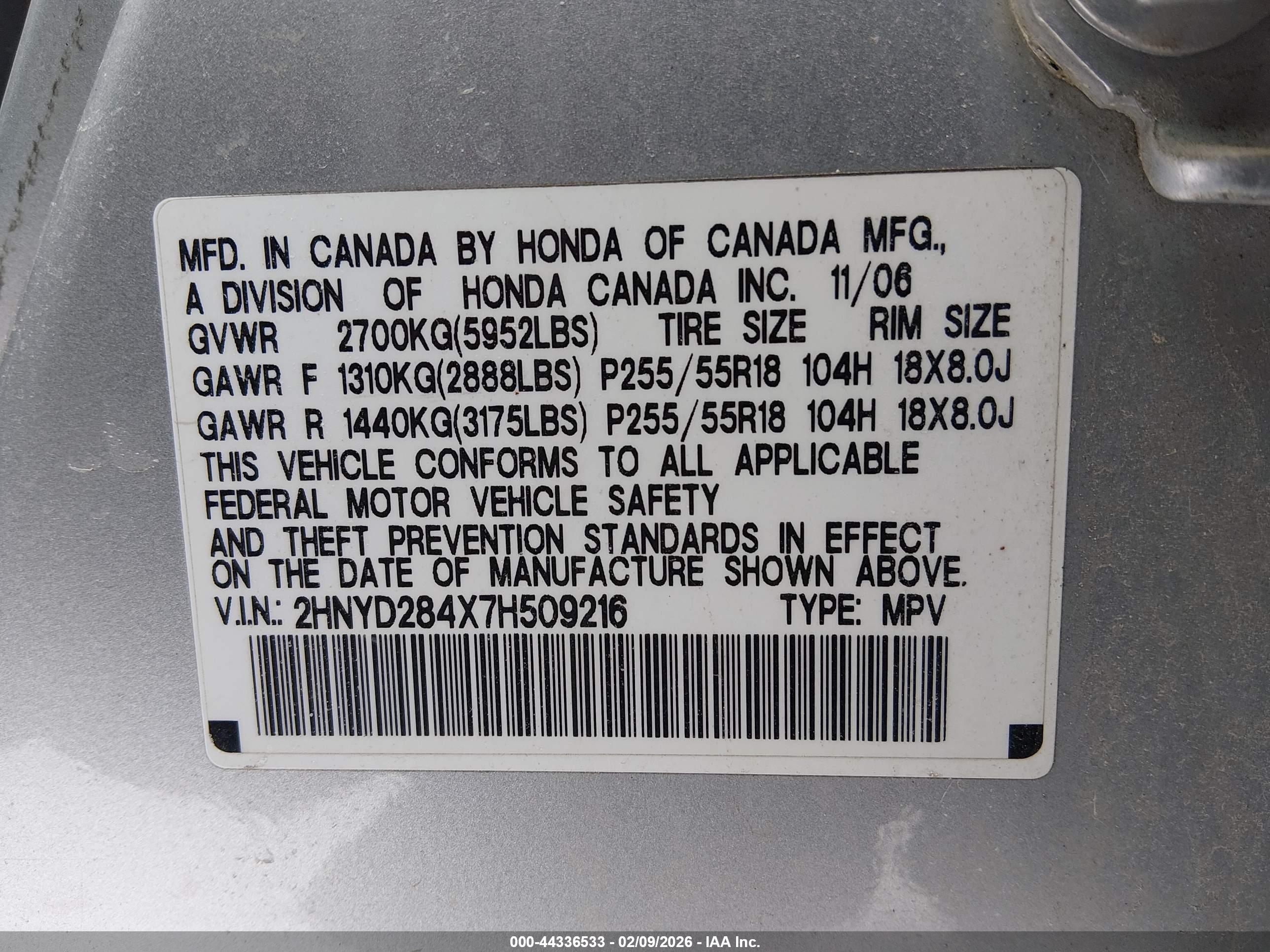 ACURA MDX image 9