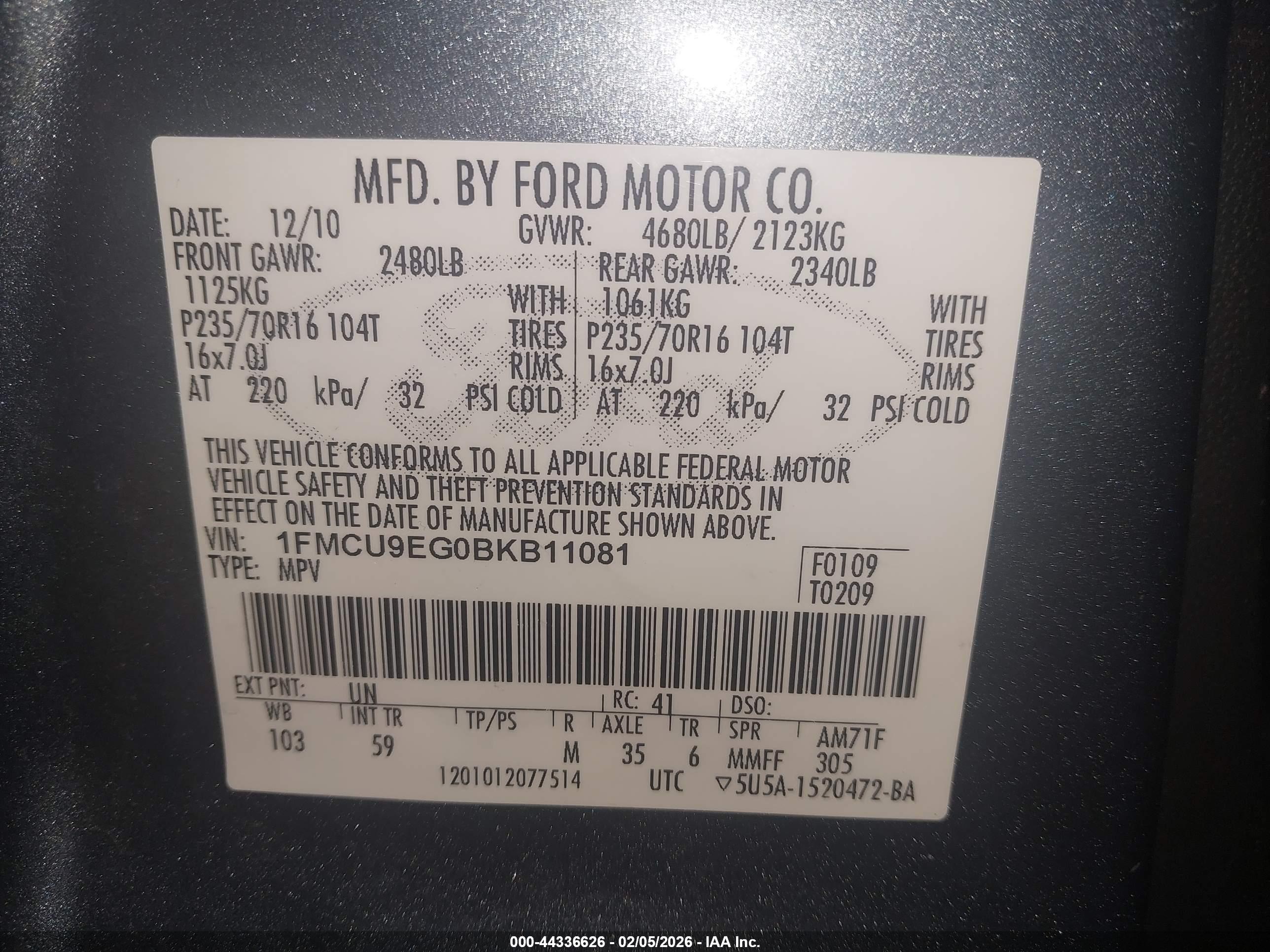FORD ESCAPE image 9