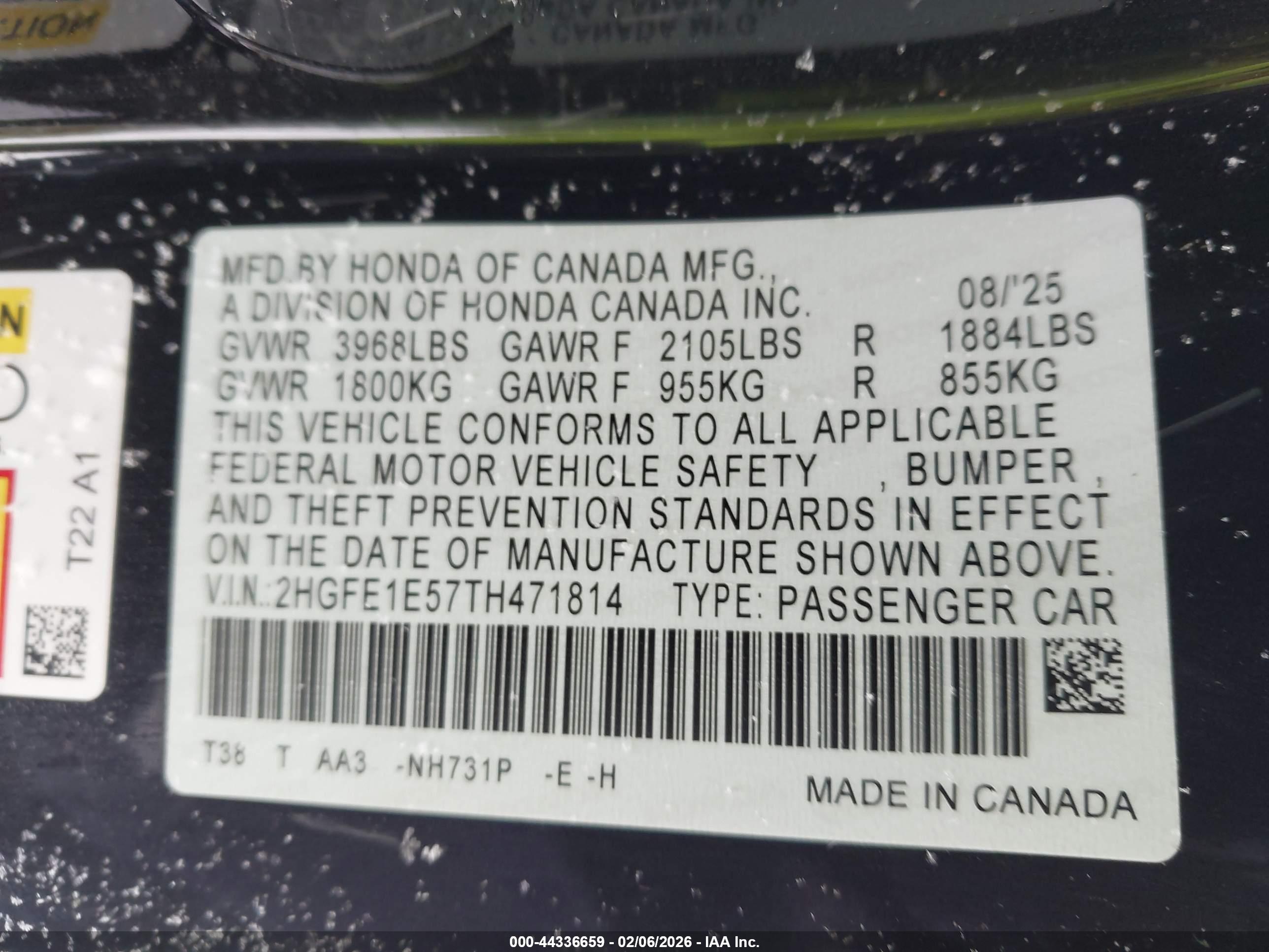 HONDA CIVIC image 9