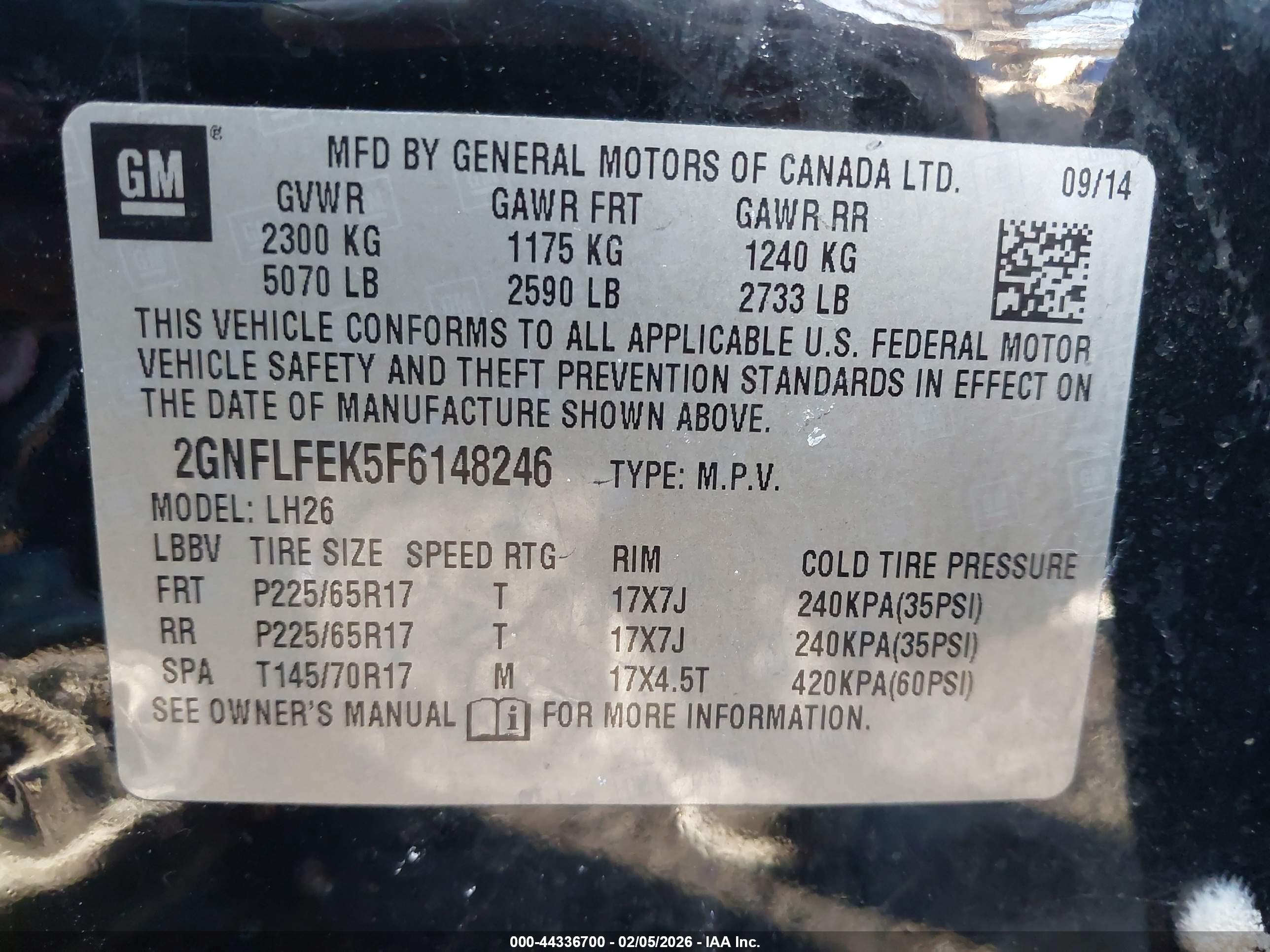 CHEVROLET EQUINOX image 9