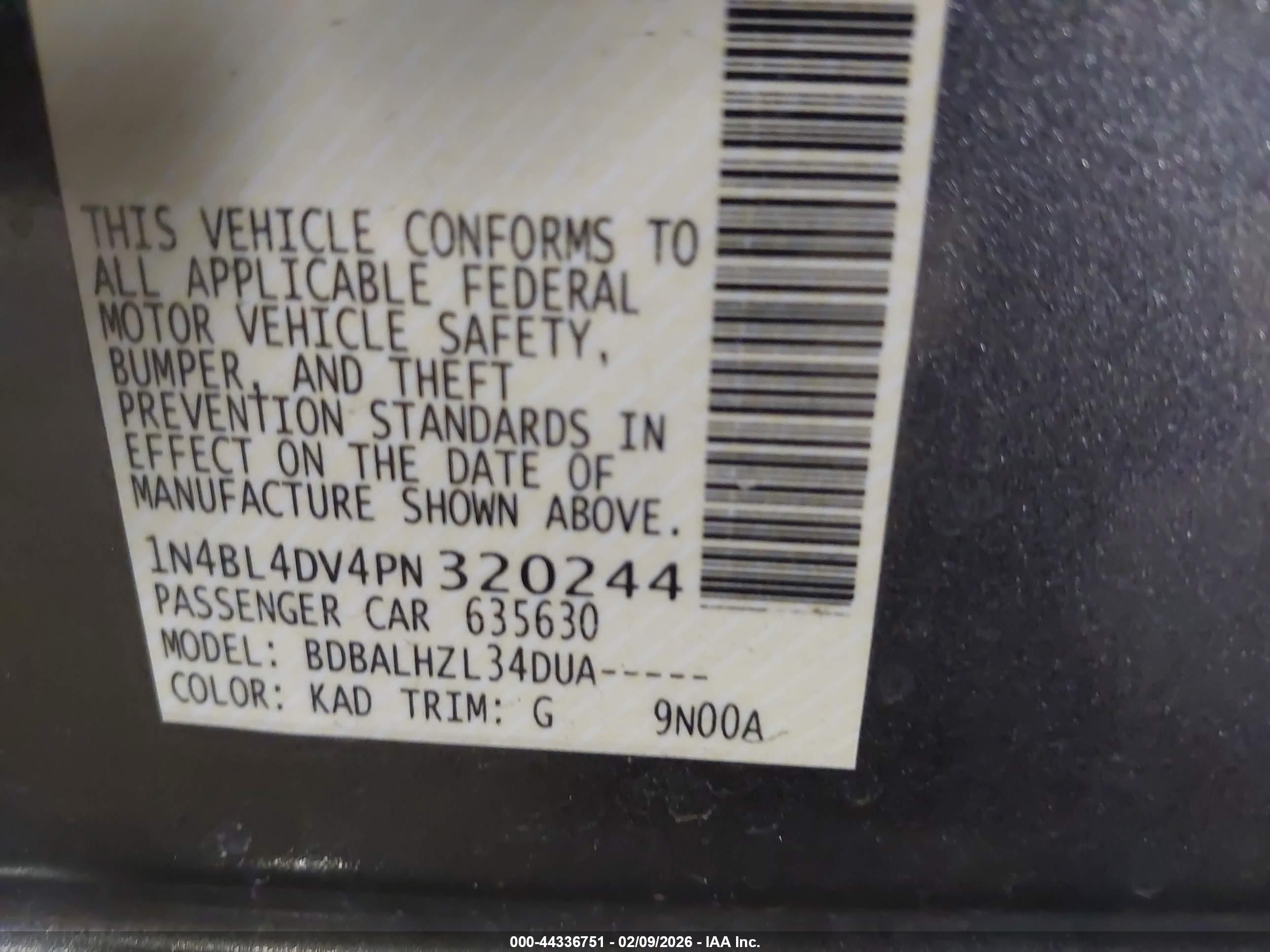 NISSAN ALTIMA image 9