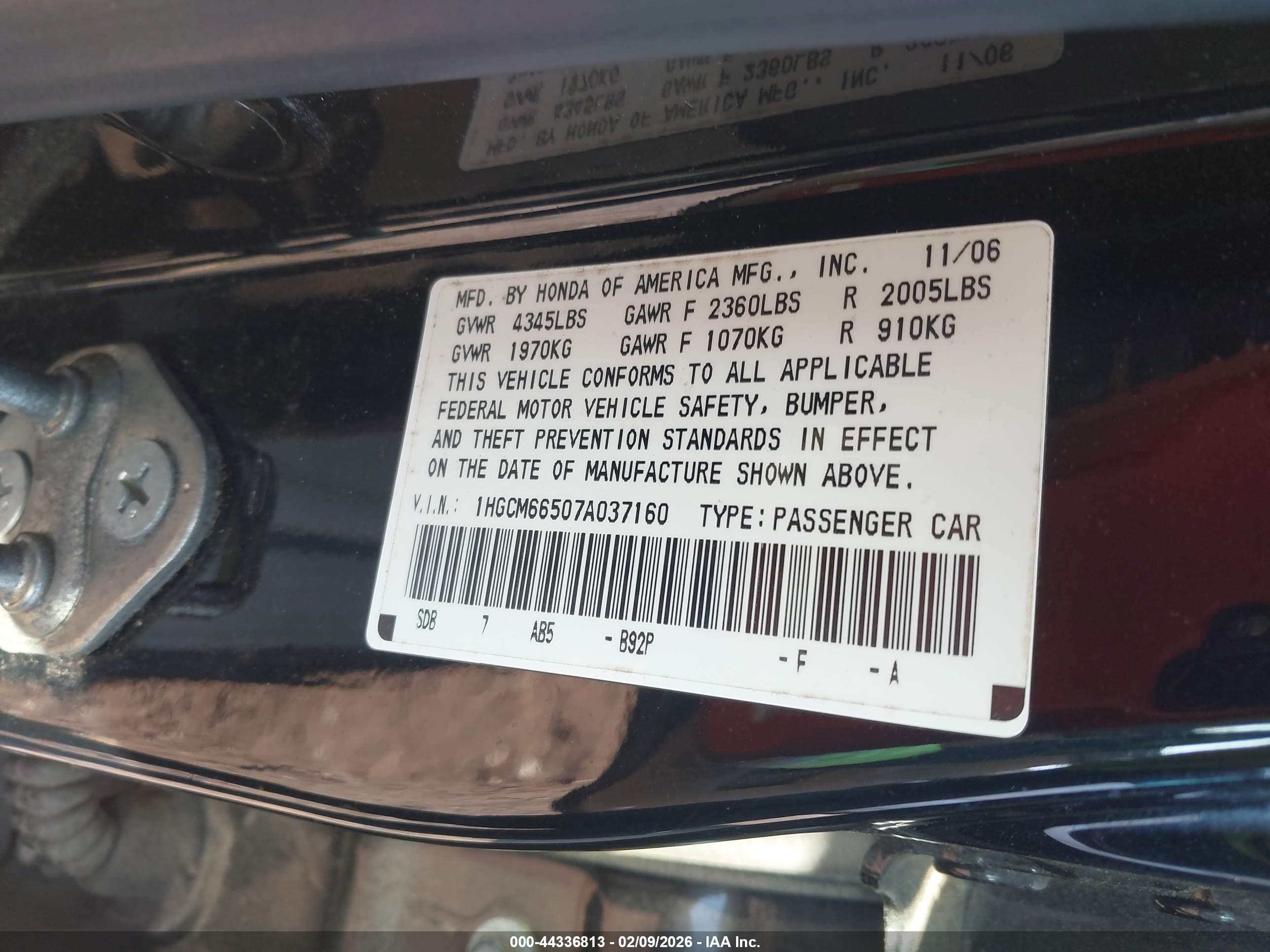 HONDA ACCORD image 9