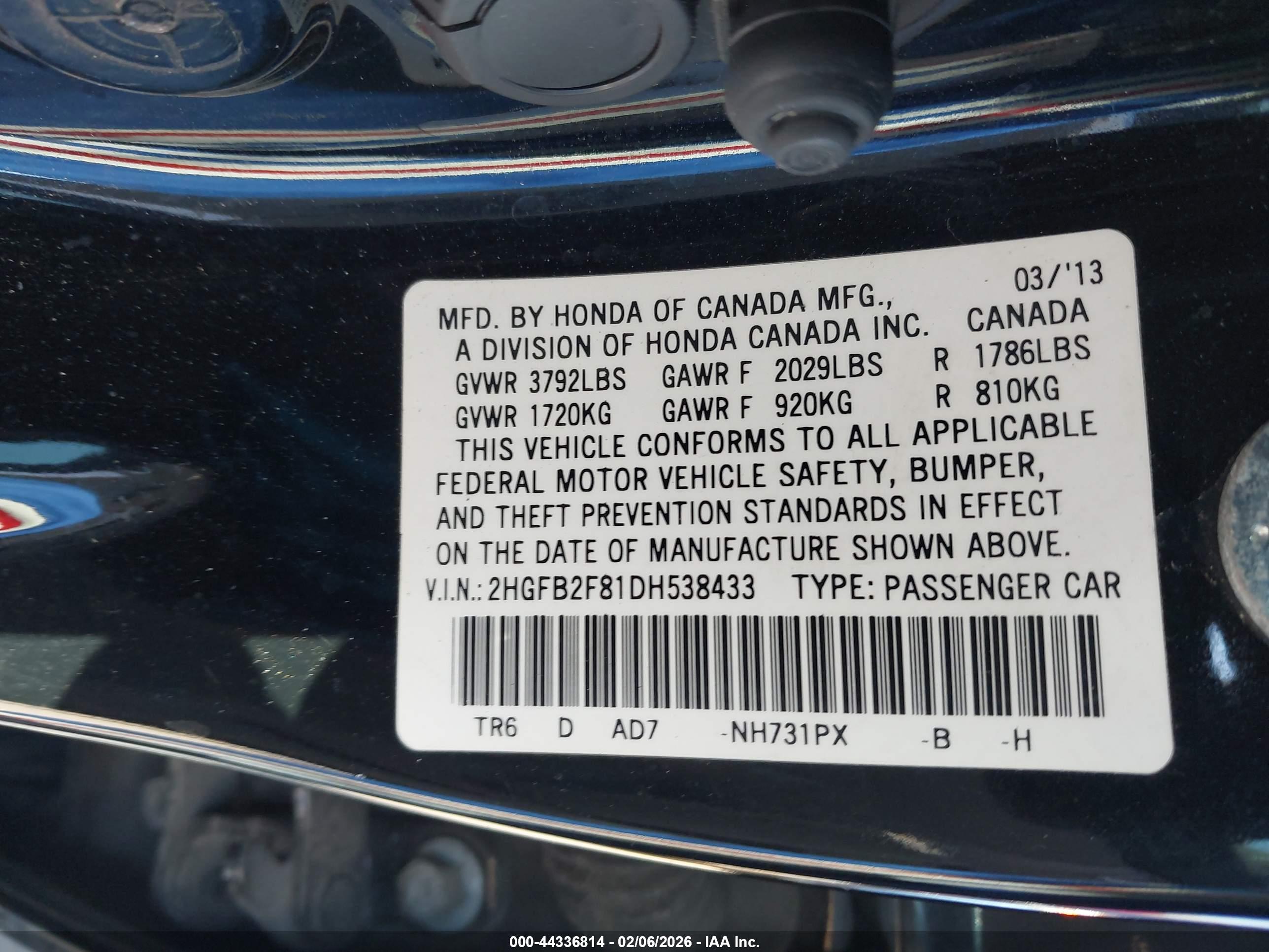 HONDA CIVIC image 9