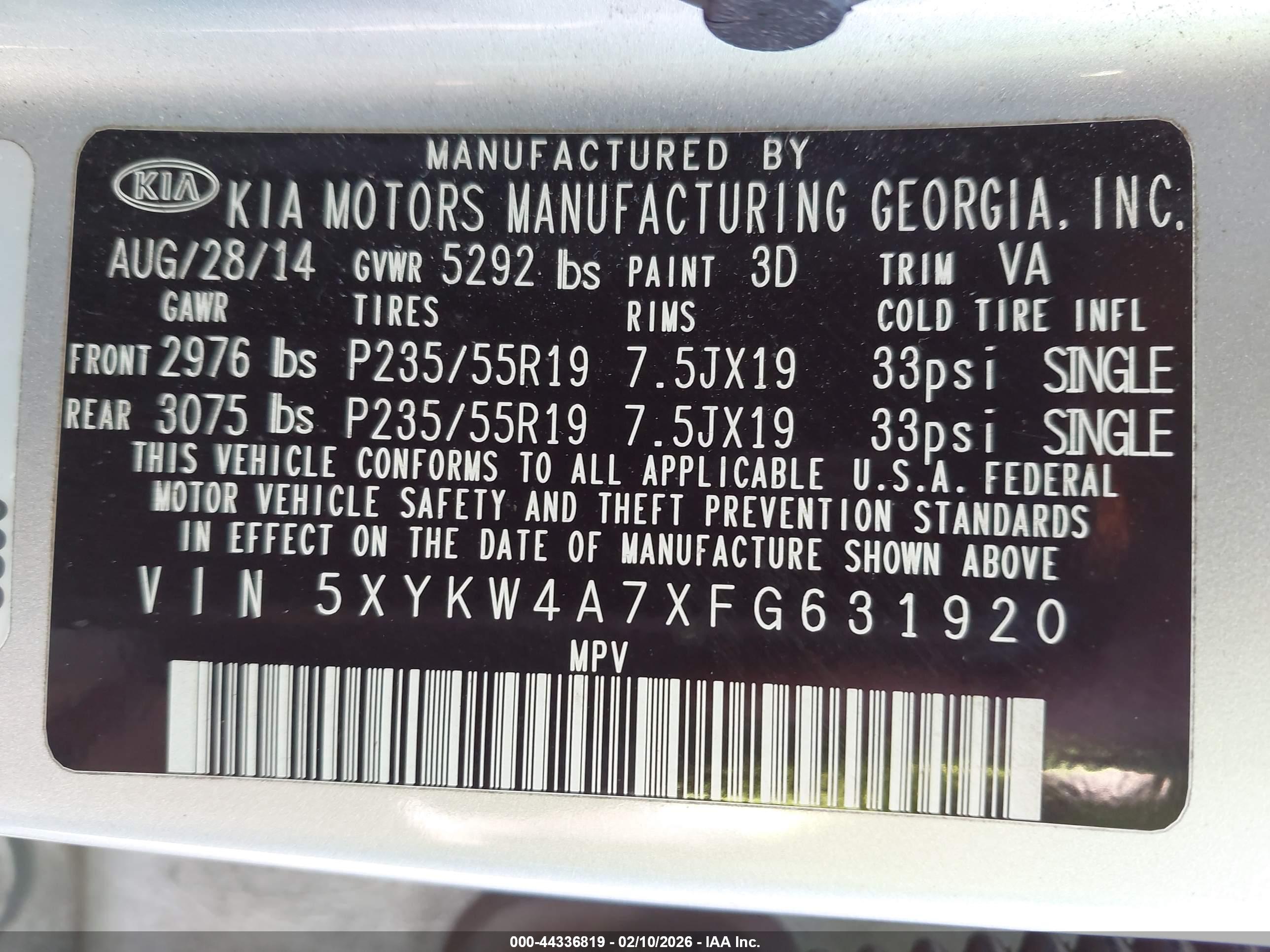 KIA SORENTO image 9