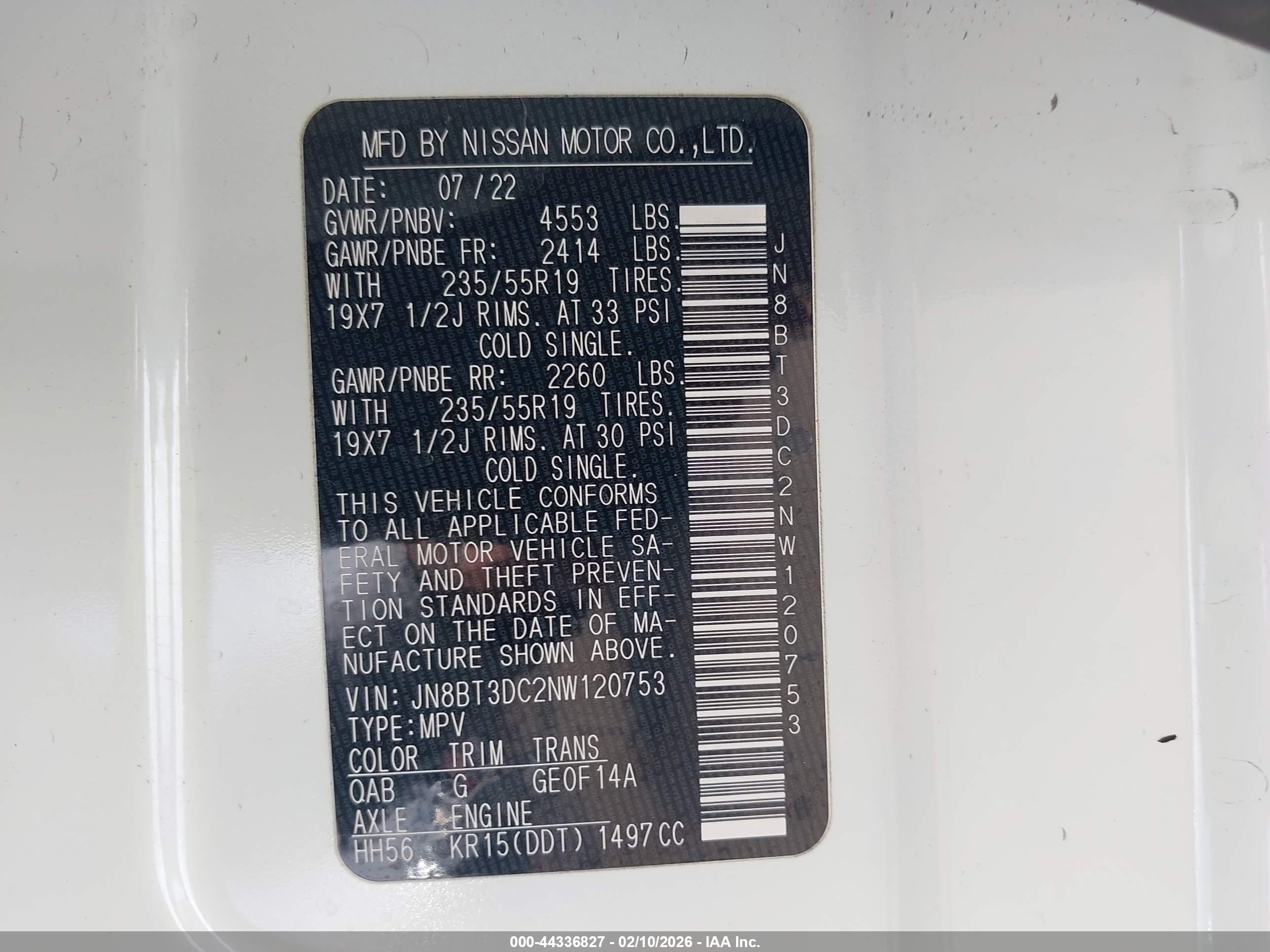NISSAN ROGUE image 9