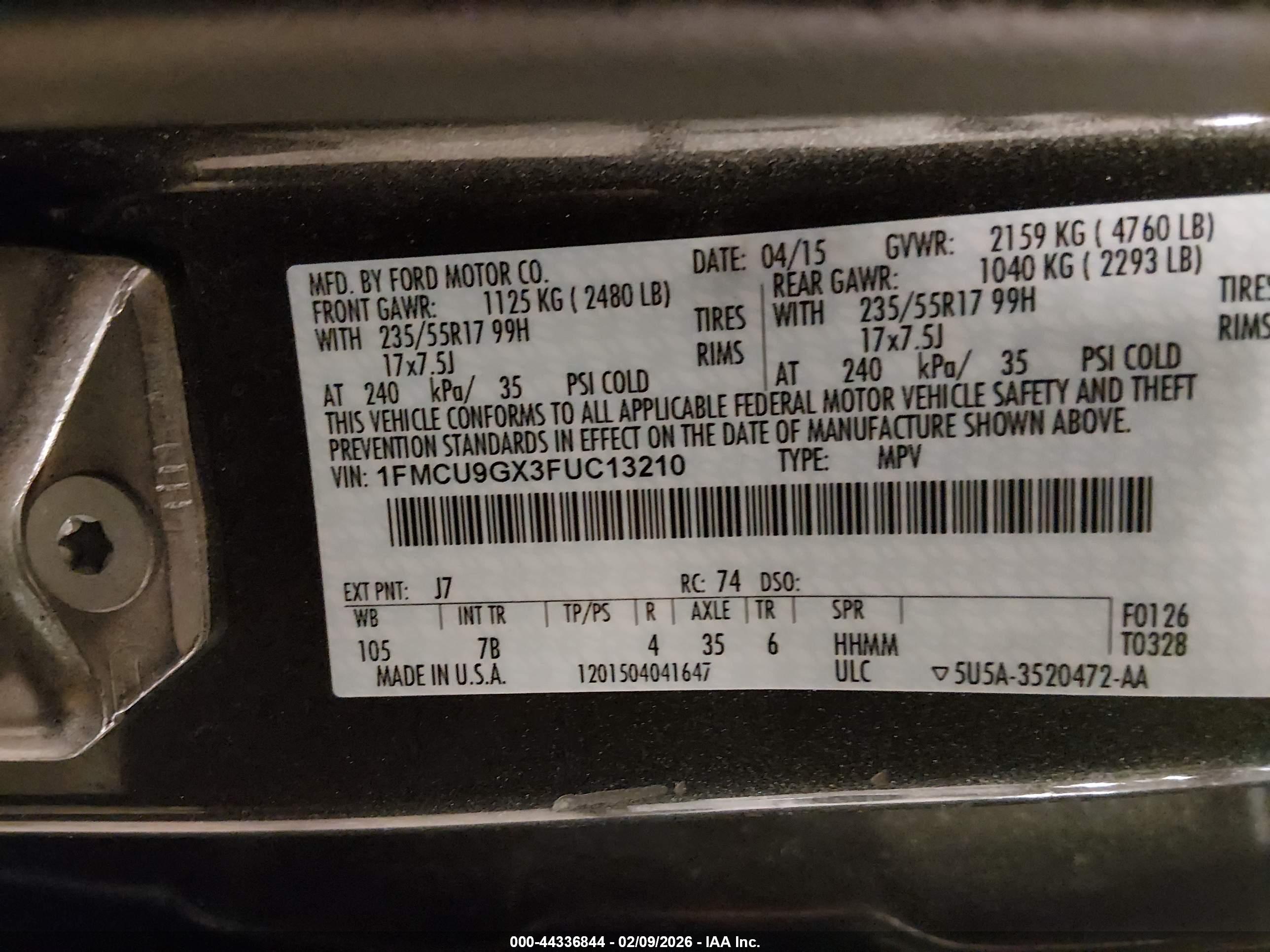 FORD ESCAPE image 9