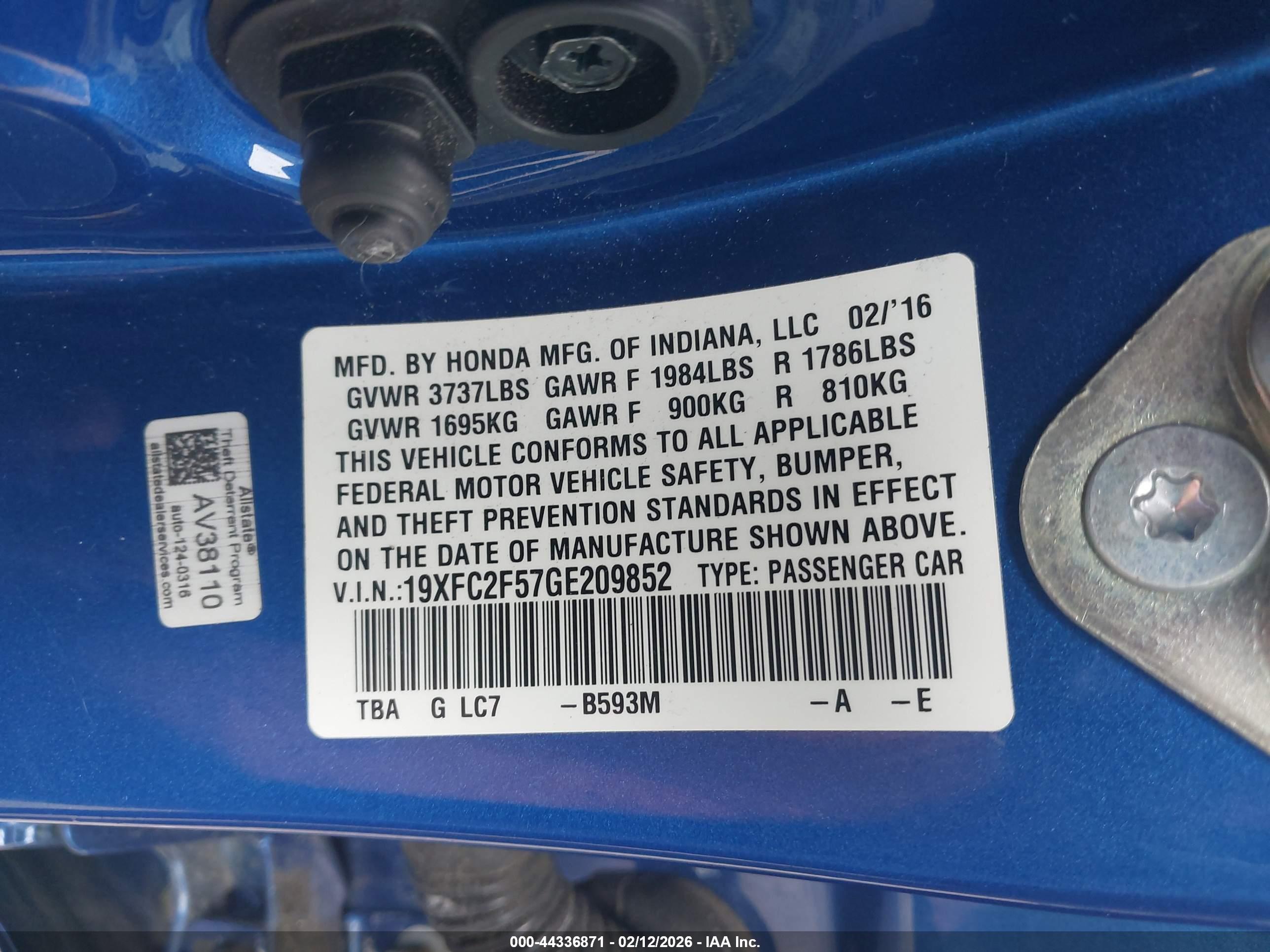 HONDA CIVIC image 9