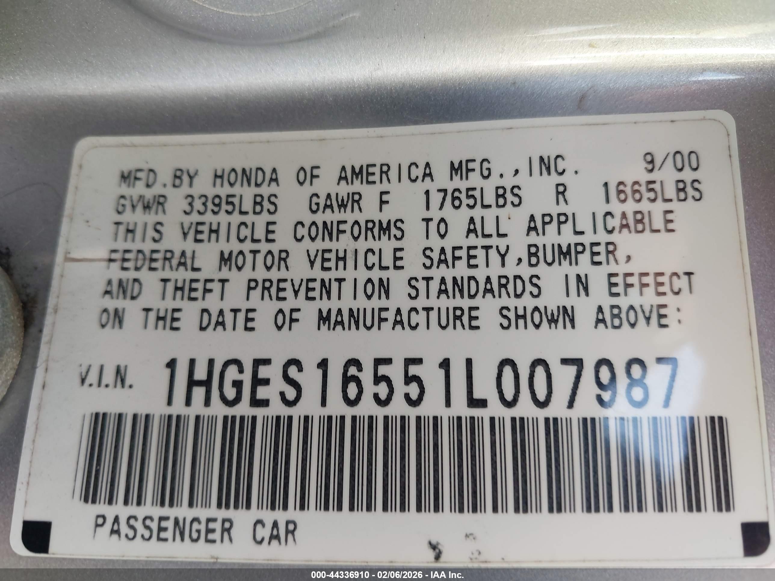 HONDA CIVIC image 9