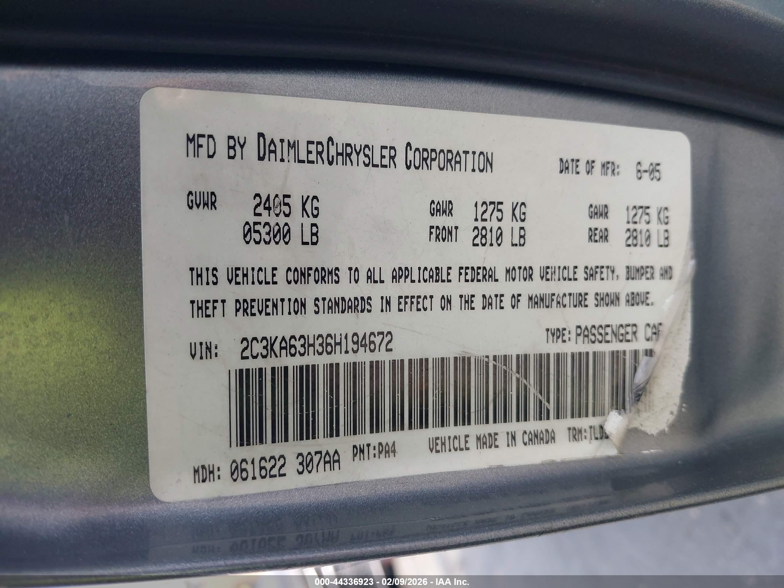 CHRYSLER 300C image 9