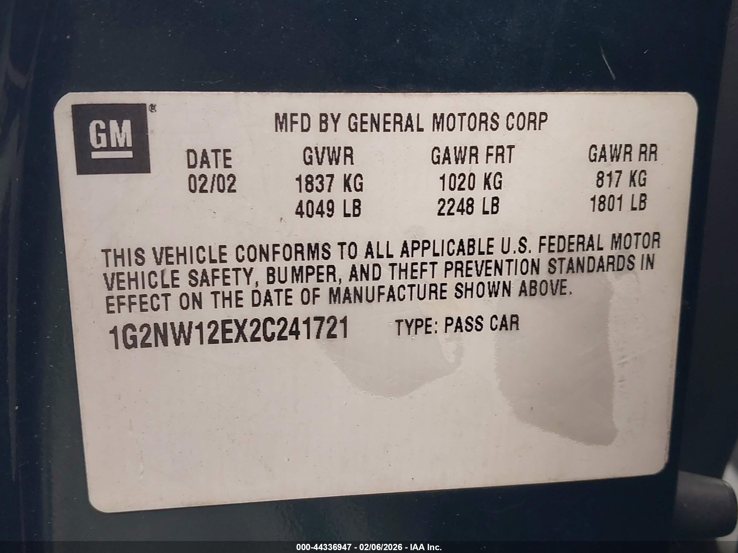 PONTIAC GRAND image 9