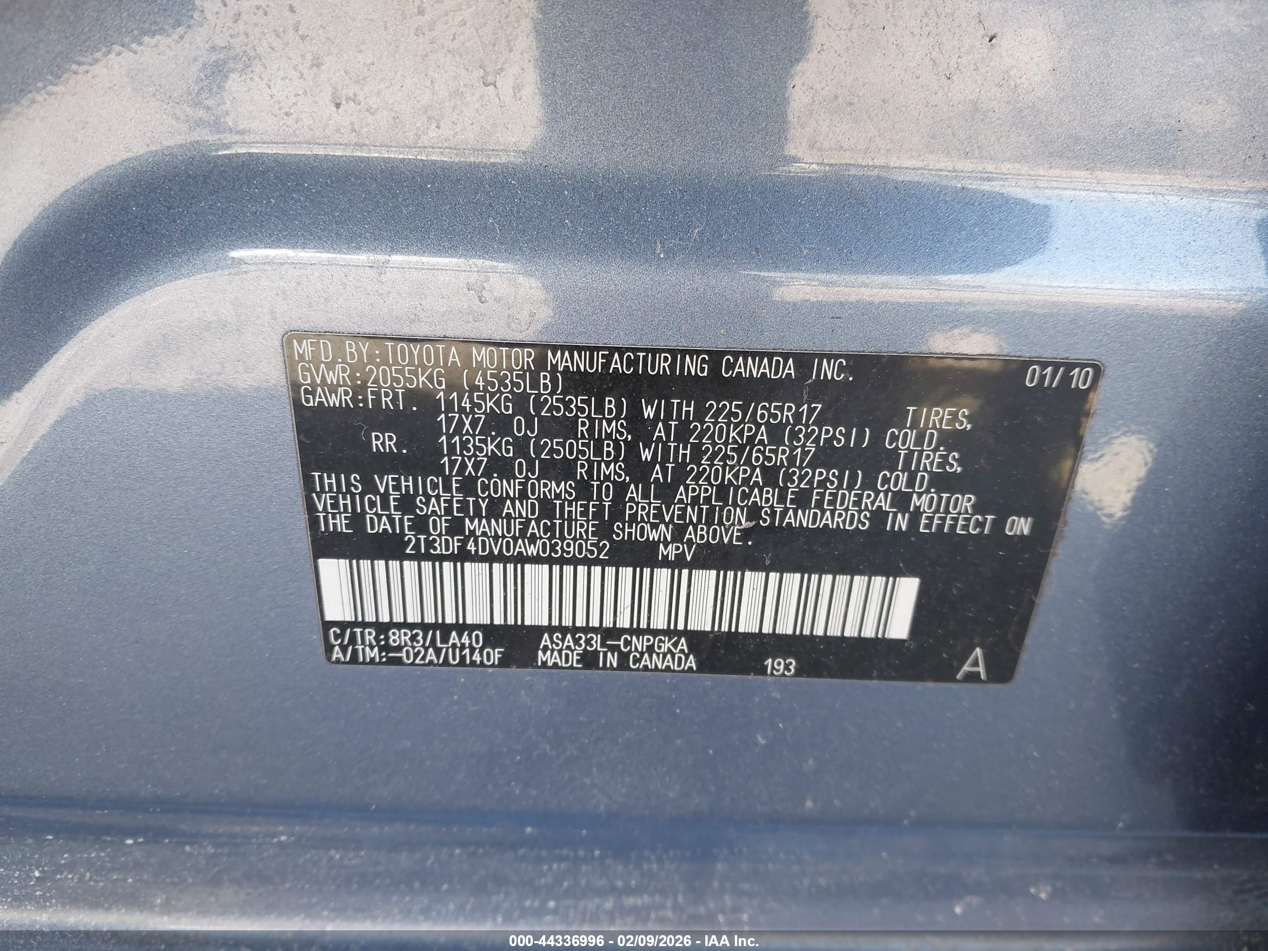 TOYOTA RAV4 image 9