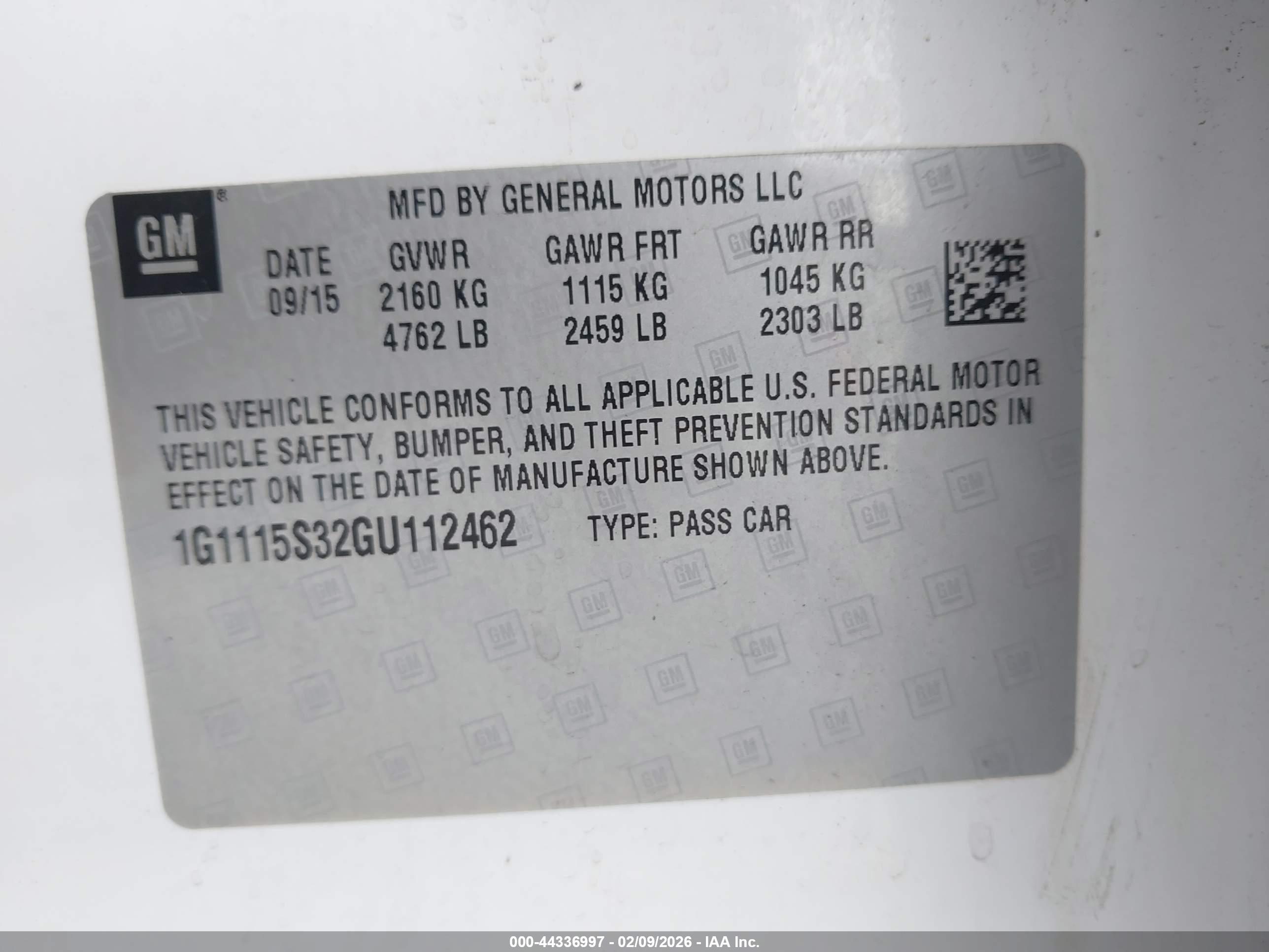 CHEVROLET IMPALA image 9