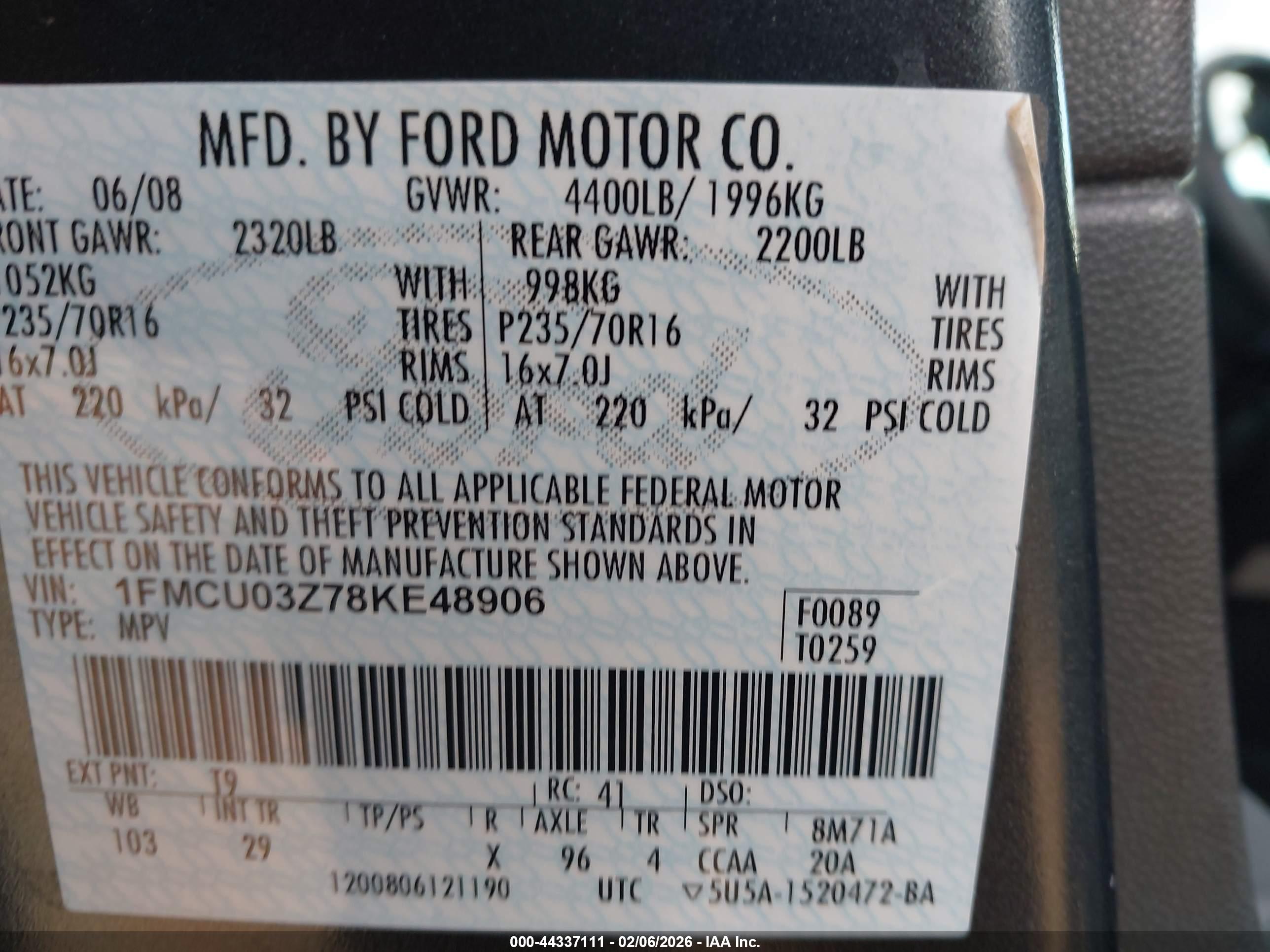FORD ESCAPE image 9