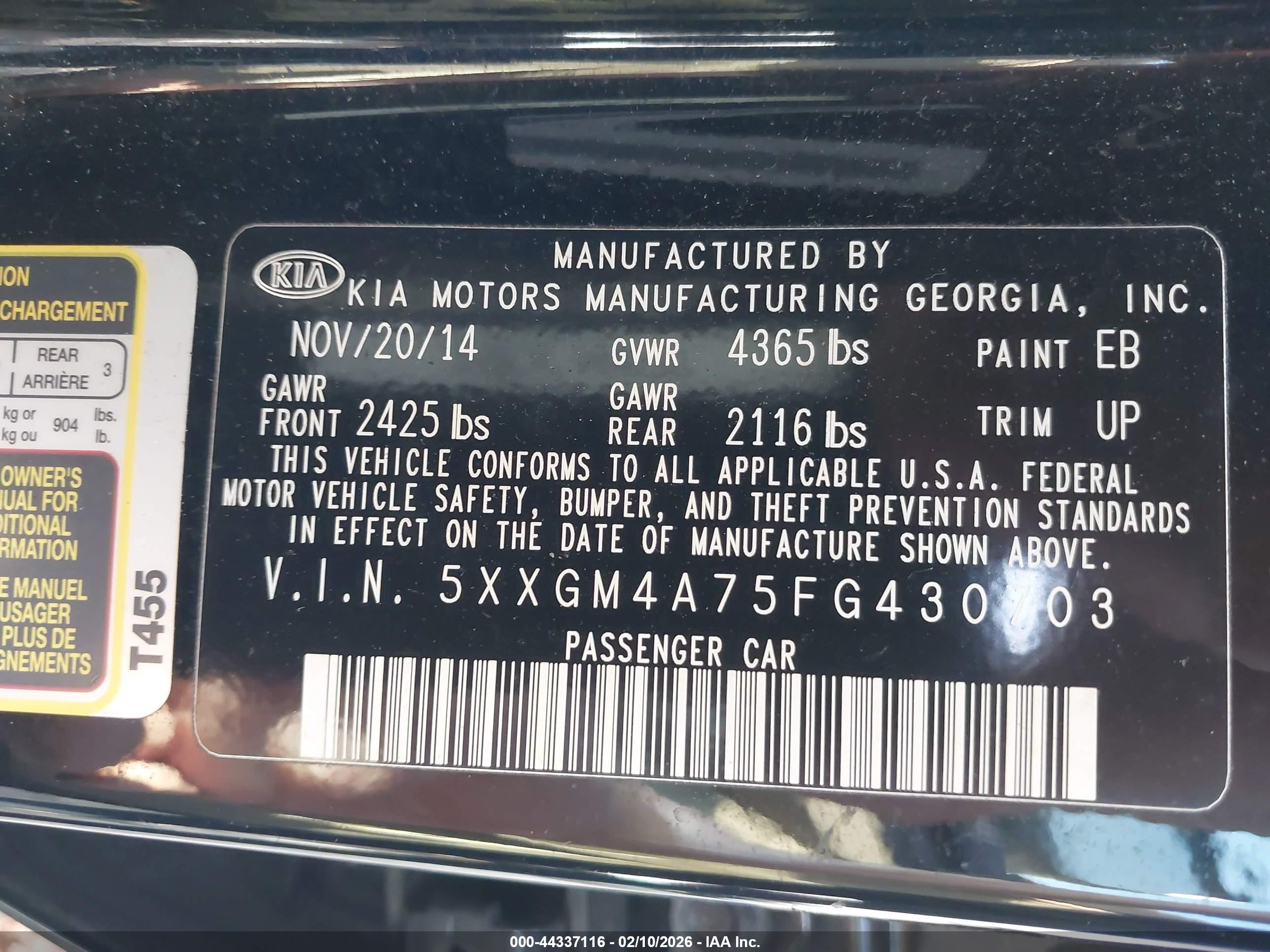 KIA OPTIMA image 9