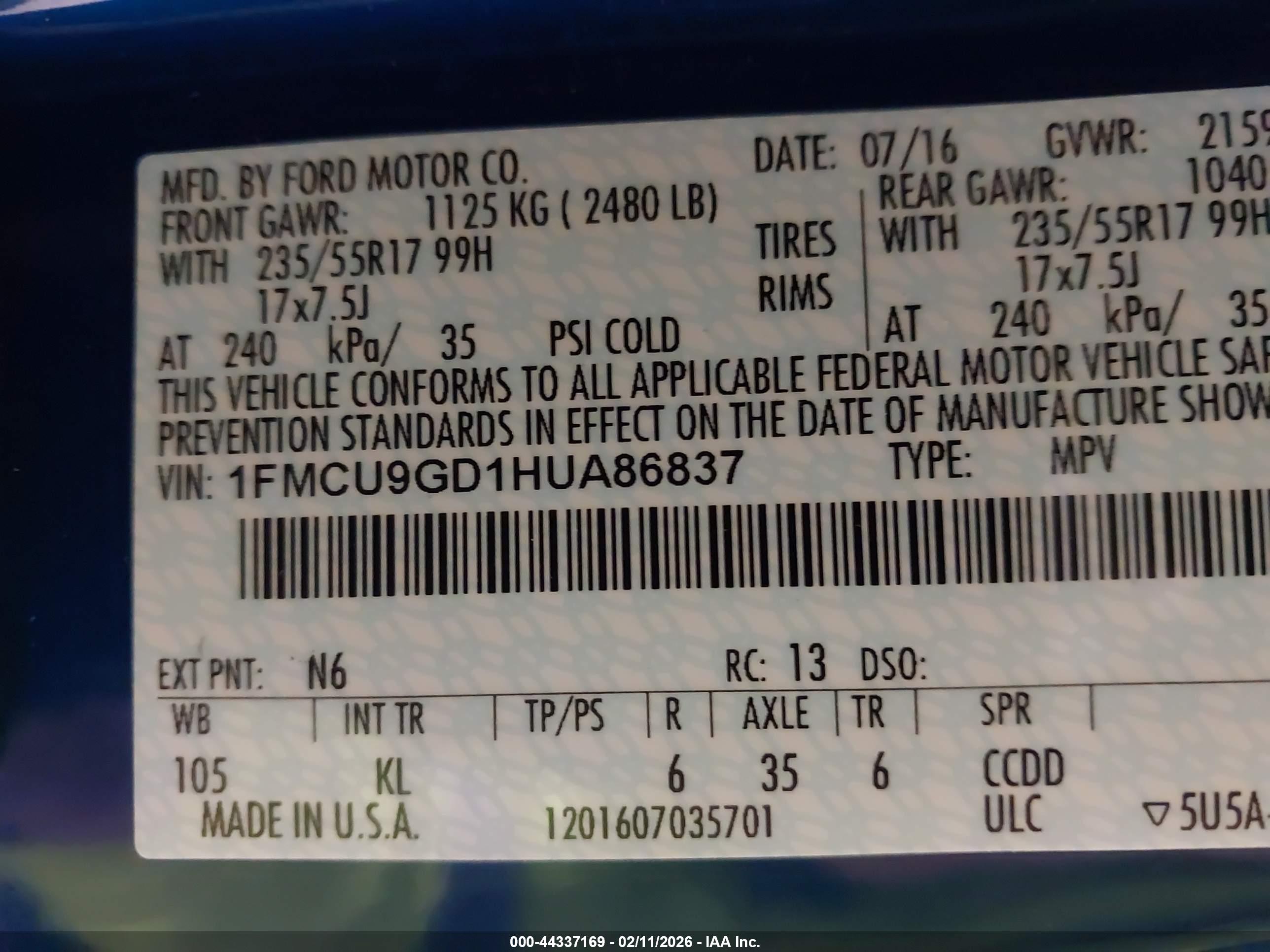 FORD ESCAPE image 9