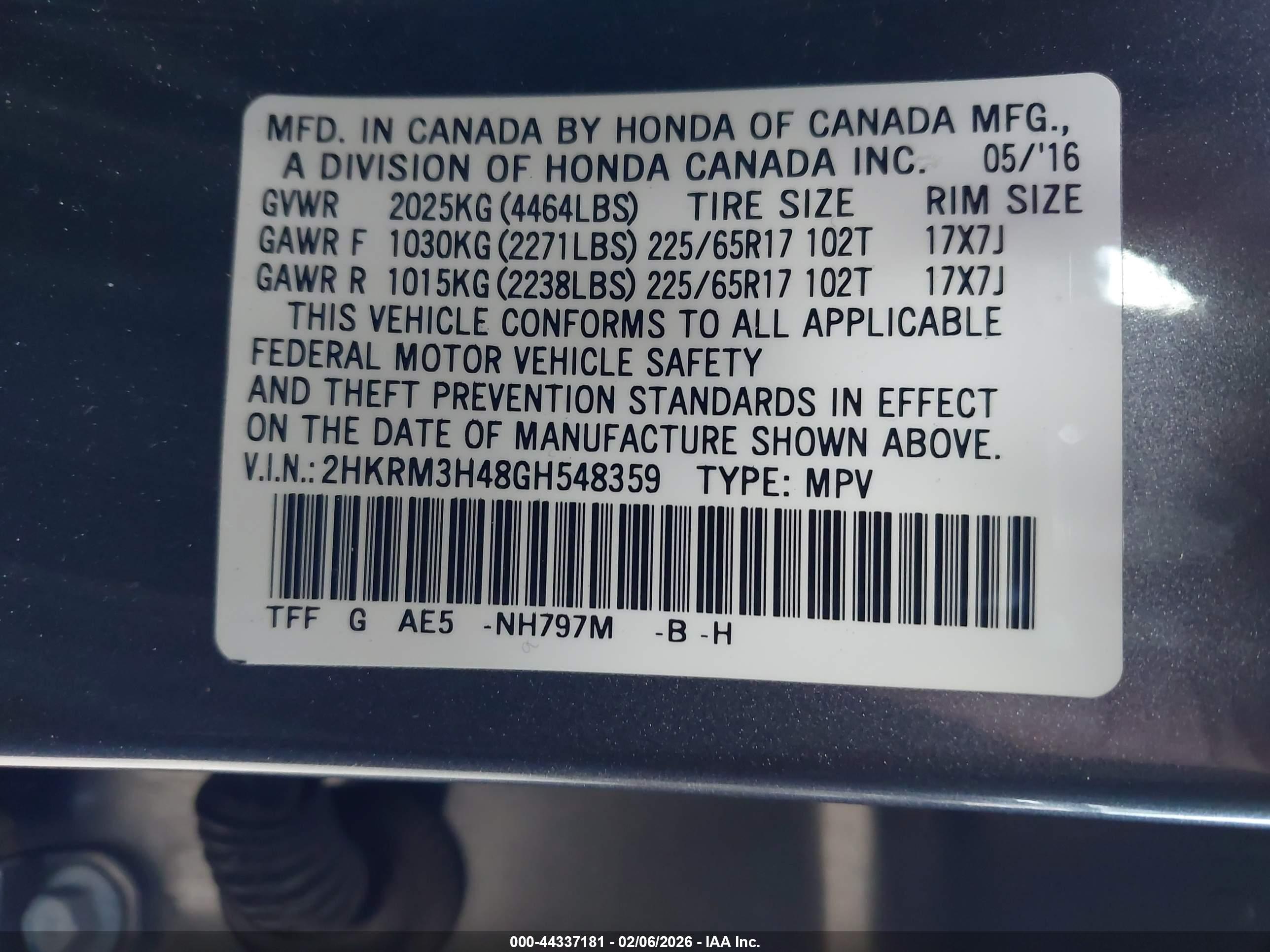HONDA CR-V image 9