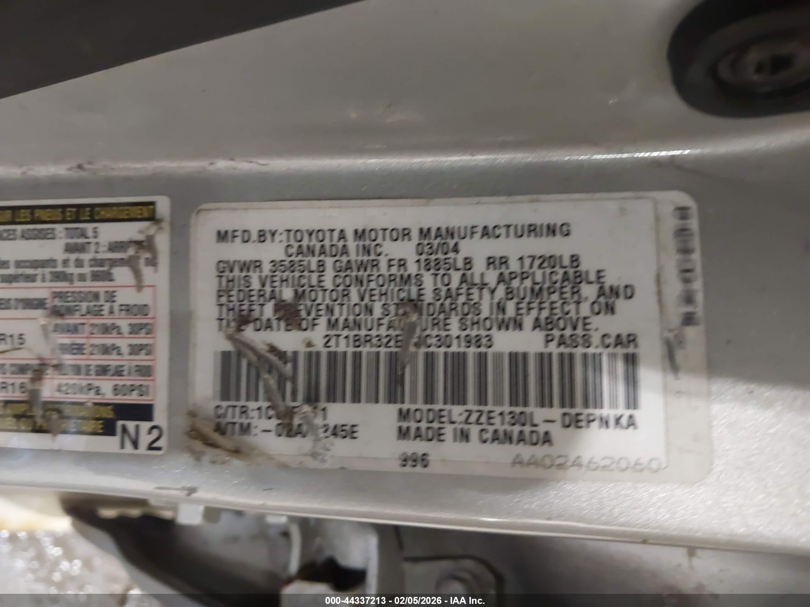 TOYOTA COROLLA image 9